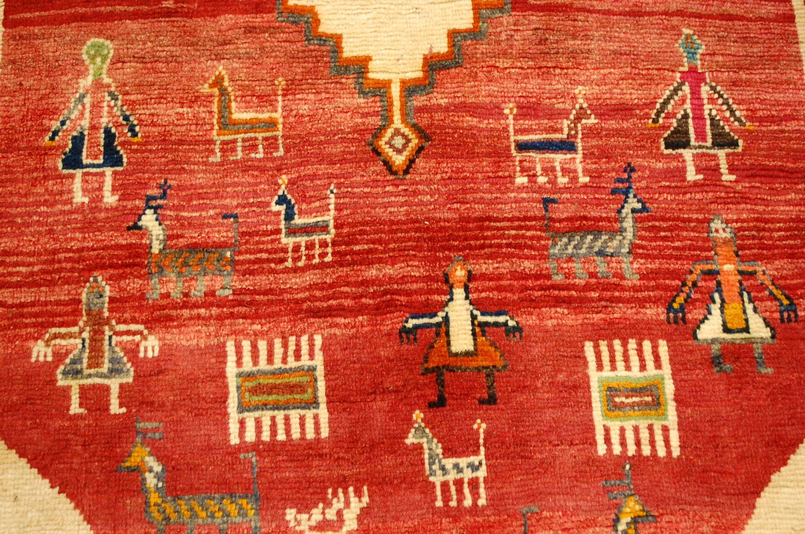 Persian SHIRAZ RUG 3'6"x6'5" - 8