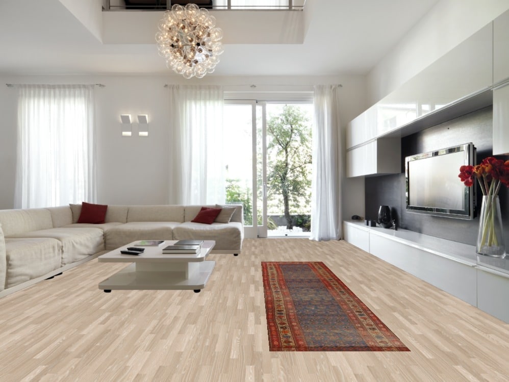 Pre-1900 Vegetable Dye Heriz Bakhshayesh Persian Runner Rug 3x15 - 2