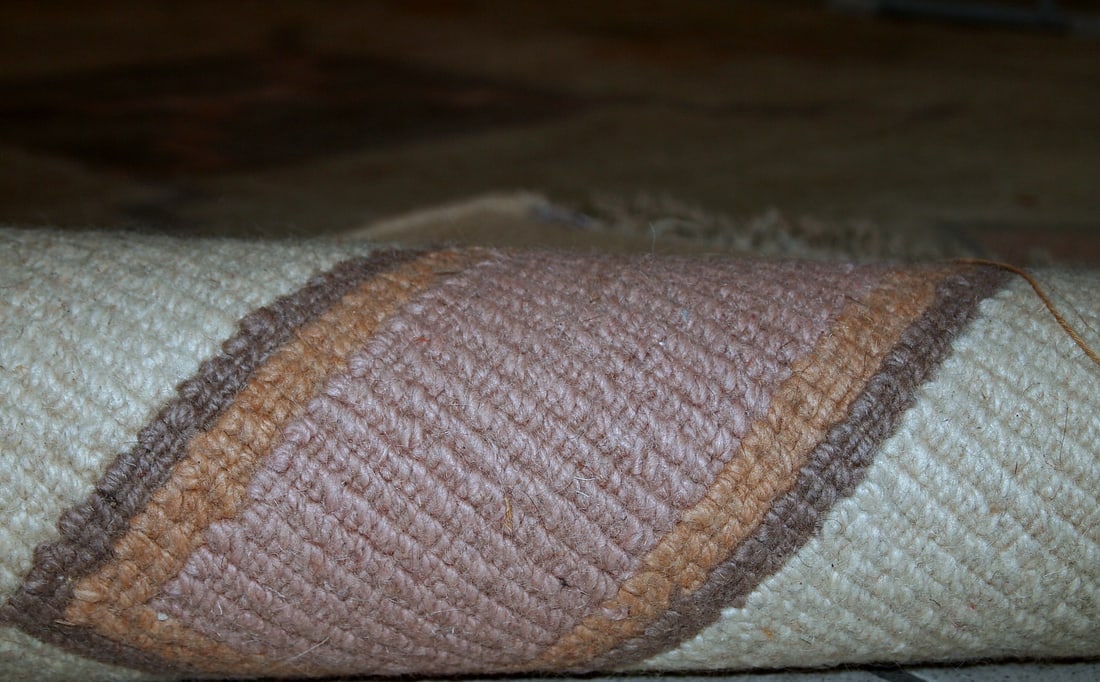 Handmade vintage Tibetan Khaden rug 5.2' x 7.7' (159cm x 237cm) 1960s - 9