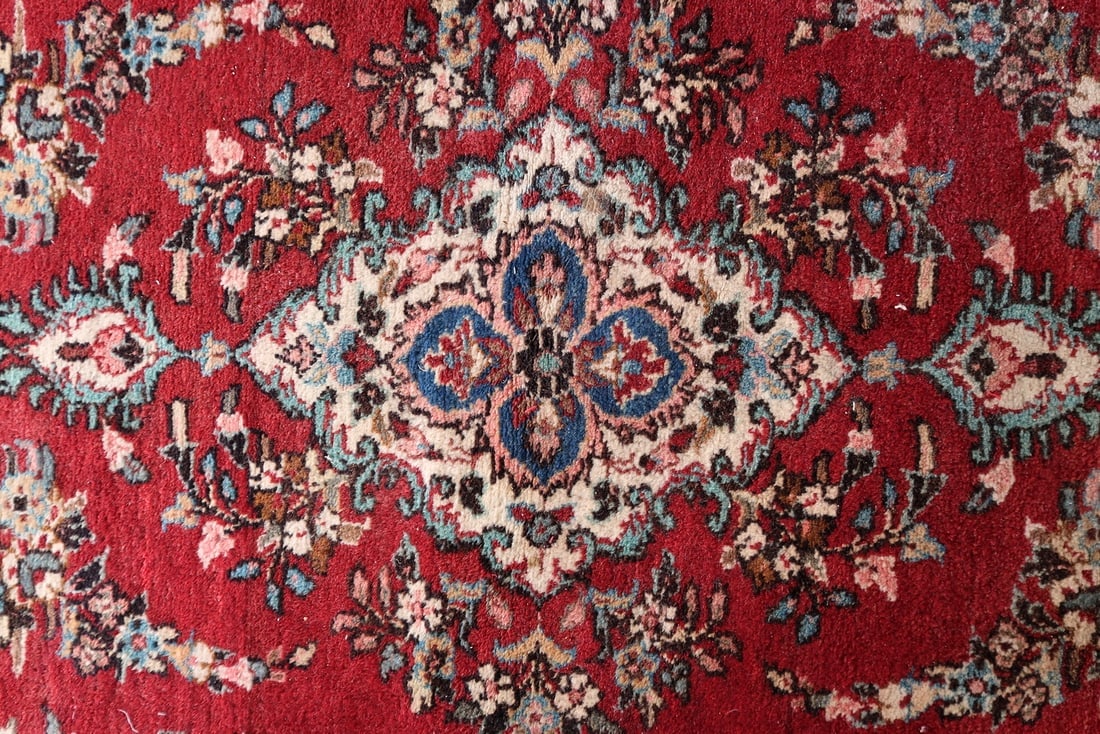 Handmade Vintage Persian Malayer Rug 4.2' x 6.4' (127cm x 193cm), 1950s - 8
