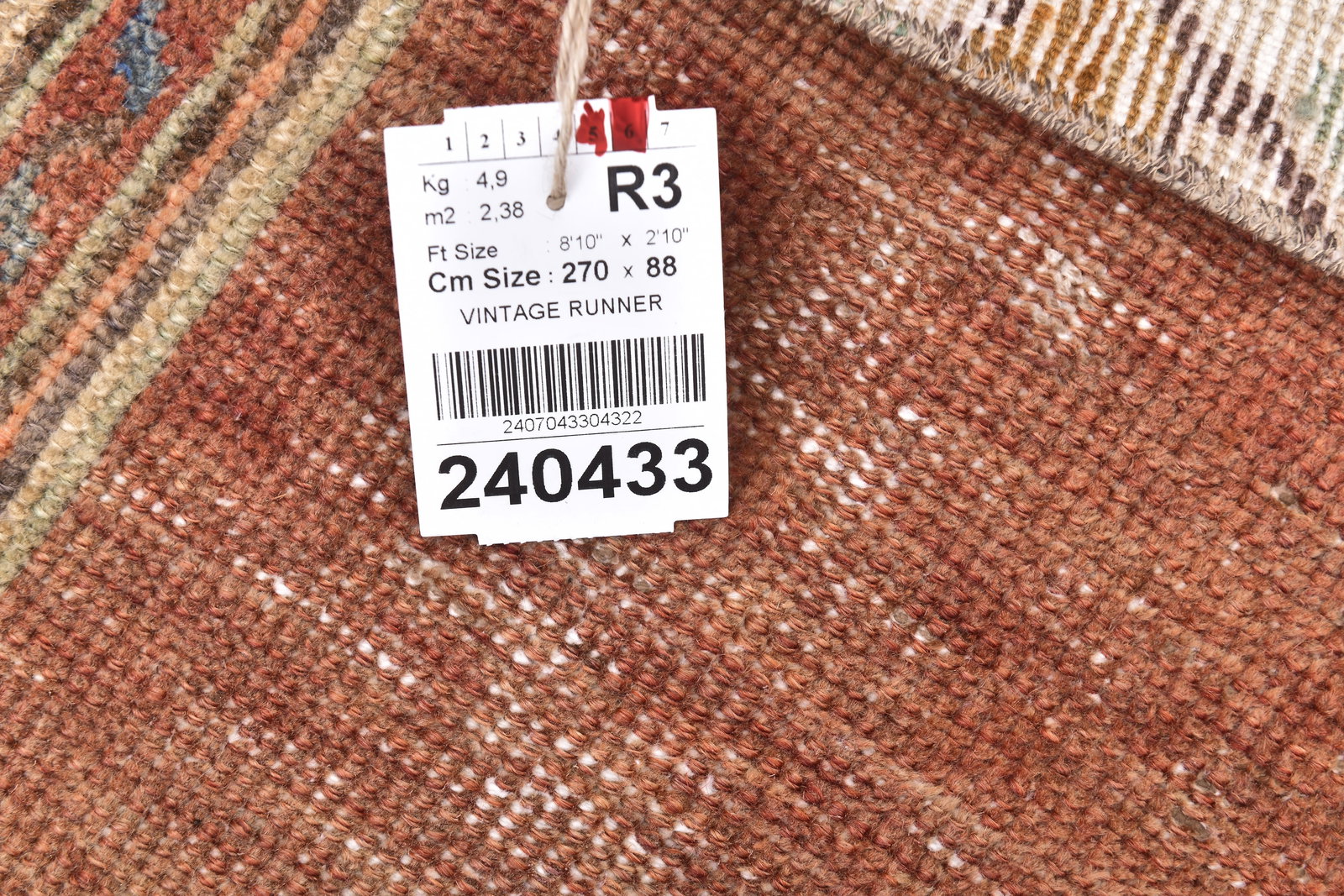 2'10'' x 8'10'' Turkish Handmade Kilim Rug - 240433 - 13