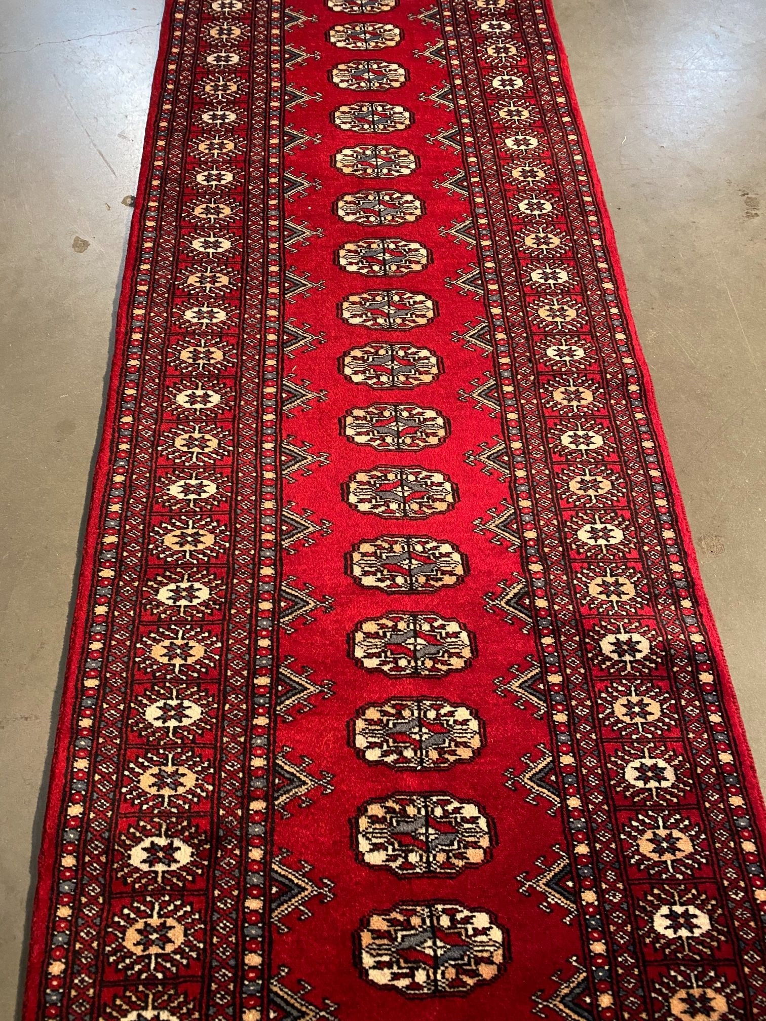 Authentic Bokhars Runner 2'.7" X 11' - 2