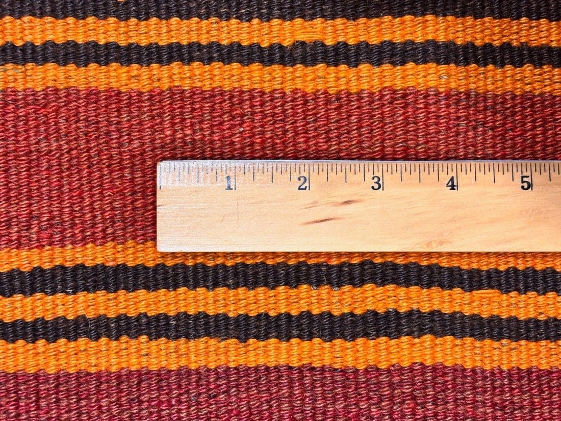 Hand-Knotted Maymana Kilim Tribal Flatweave Wool Oriental Rug 4'7" x 6'7" - 11