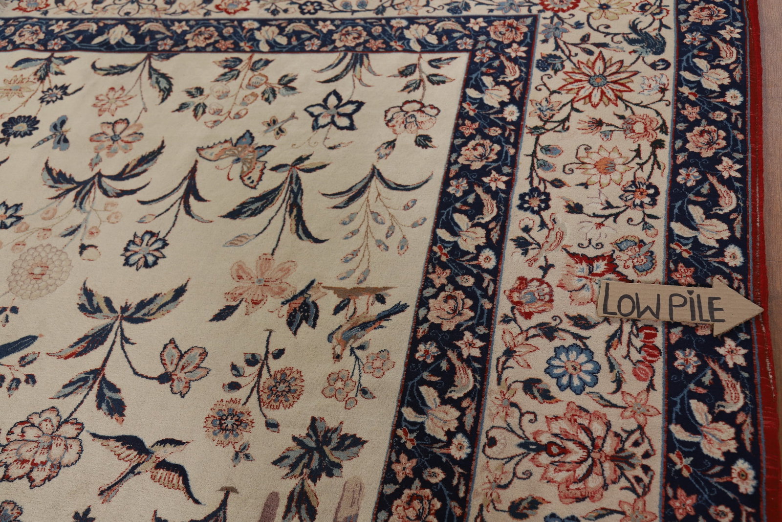 Pre-1900 Vegetable Dye Isfahan Persian Area Rug 8x12 - 16