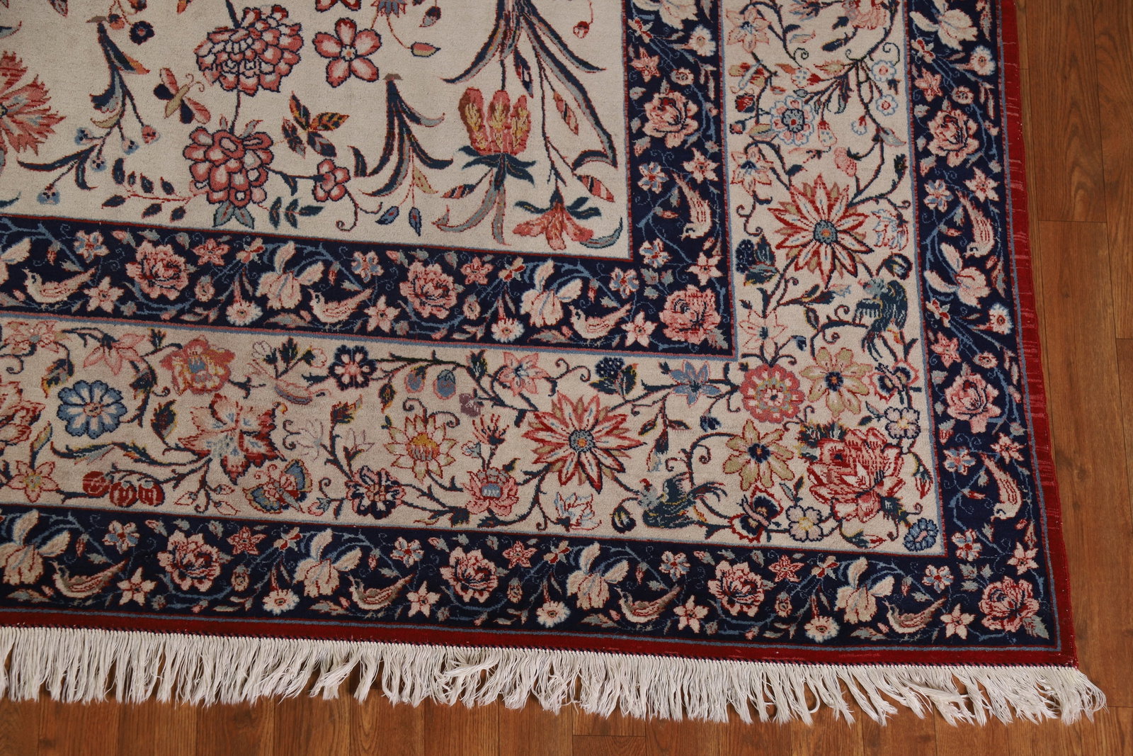 Pre-1900 Vegetable Dye Isfahan Persian Area Rug 8x12 - 5