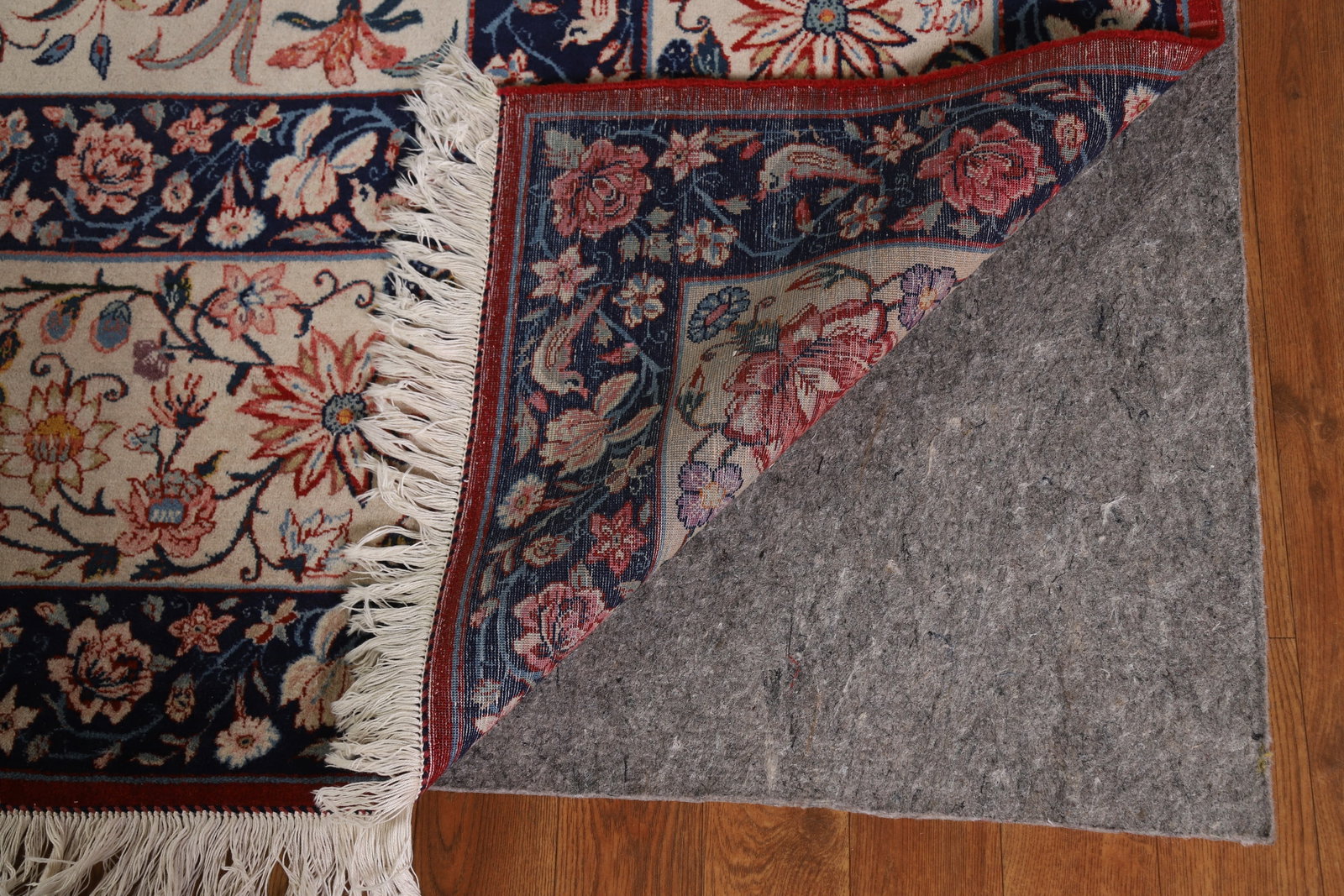 Pre-1900 Vegetable Dye Isfahan Persian Area Rug 8x12 - 8