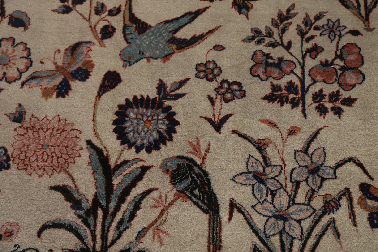 Pre-1900 Vegetable Dye Isfahan Persian Area Rug 8x12 - 9