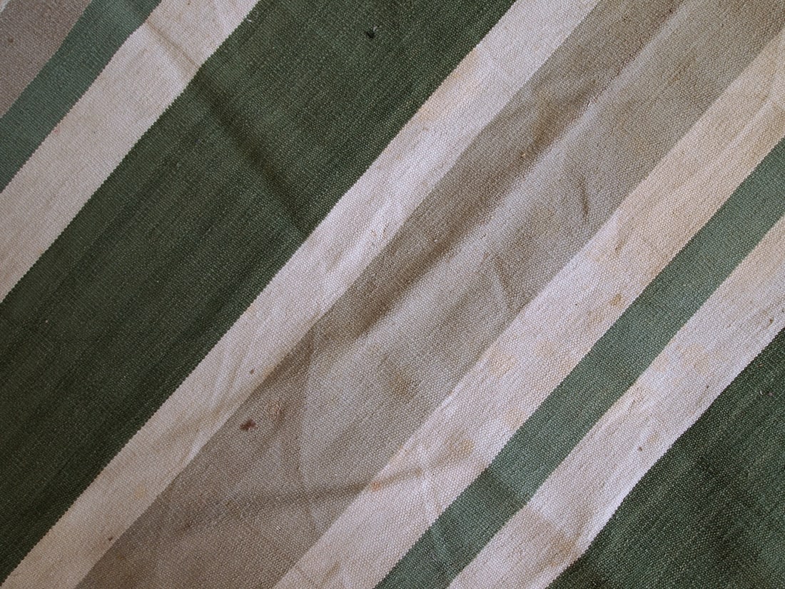 Handmade antique Indian Dhurri kilim 5.4' x 7.8' (167cm x 238cm) 1930s - 4