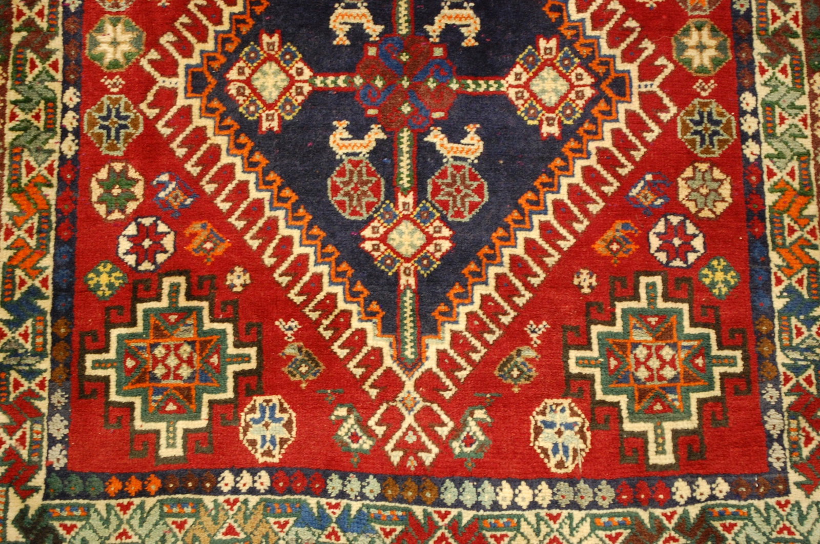 Persian SHIRAZ RUG 2'8"x4'11" - 7