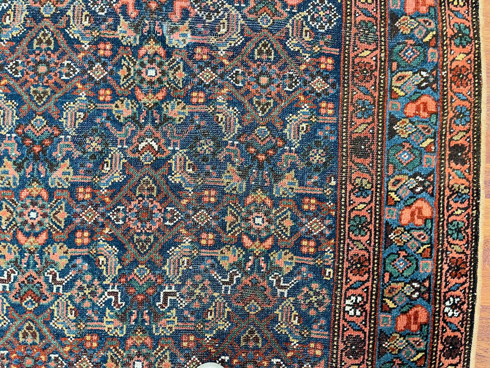 Antiqure persian Malayer rug-4970 - 5