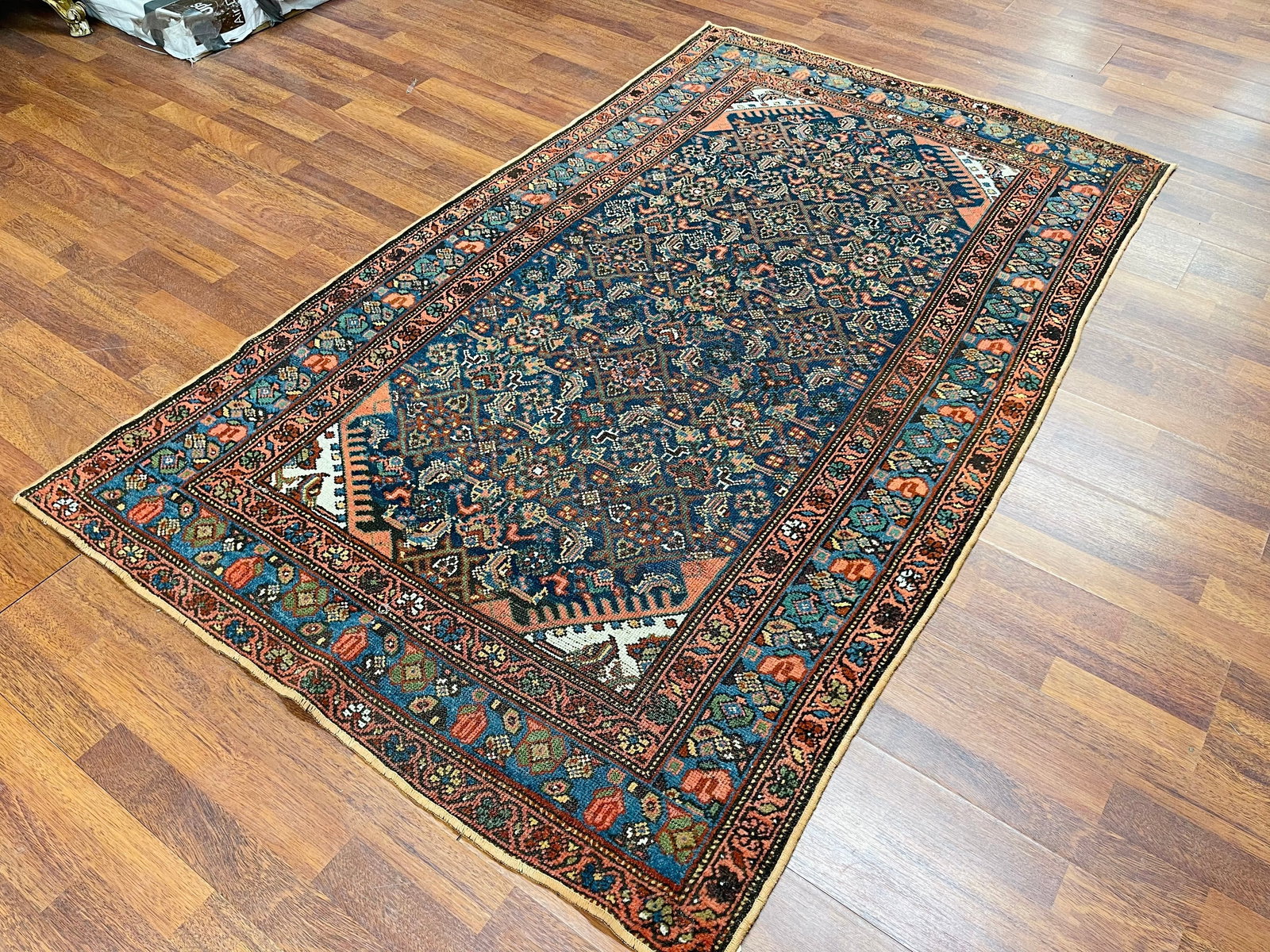 Antiqure persian Malayer rug-4970 - 6