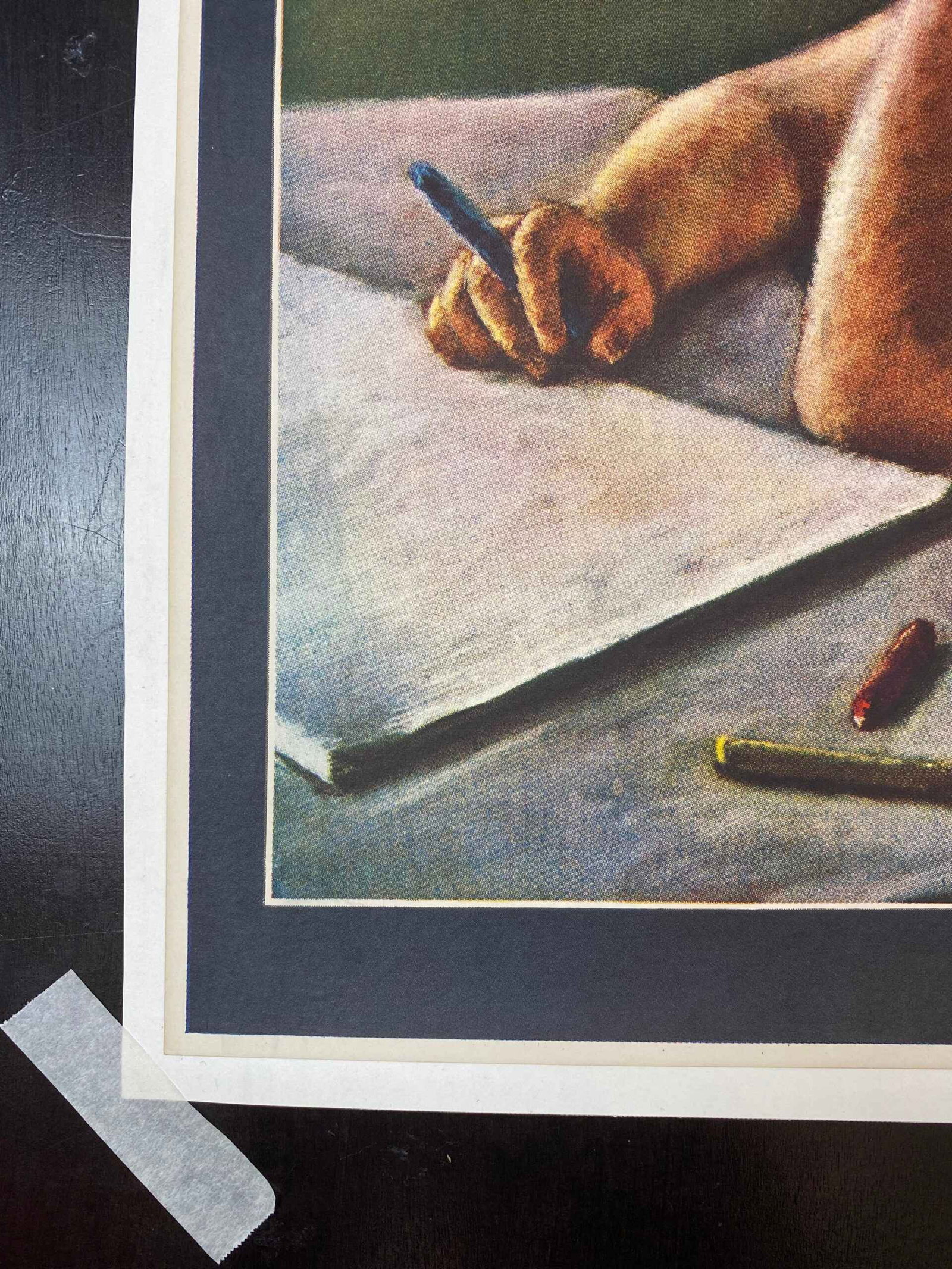 22x28 1946 Newstand Poster Saturday Evening Post - Art By Alexander Brook future Author LB - 2