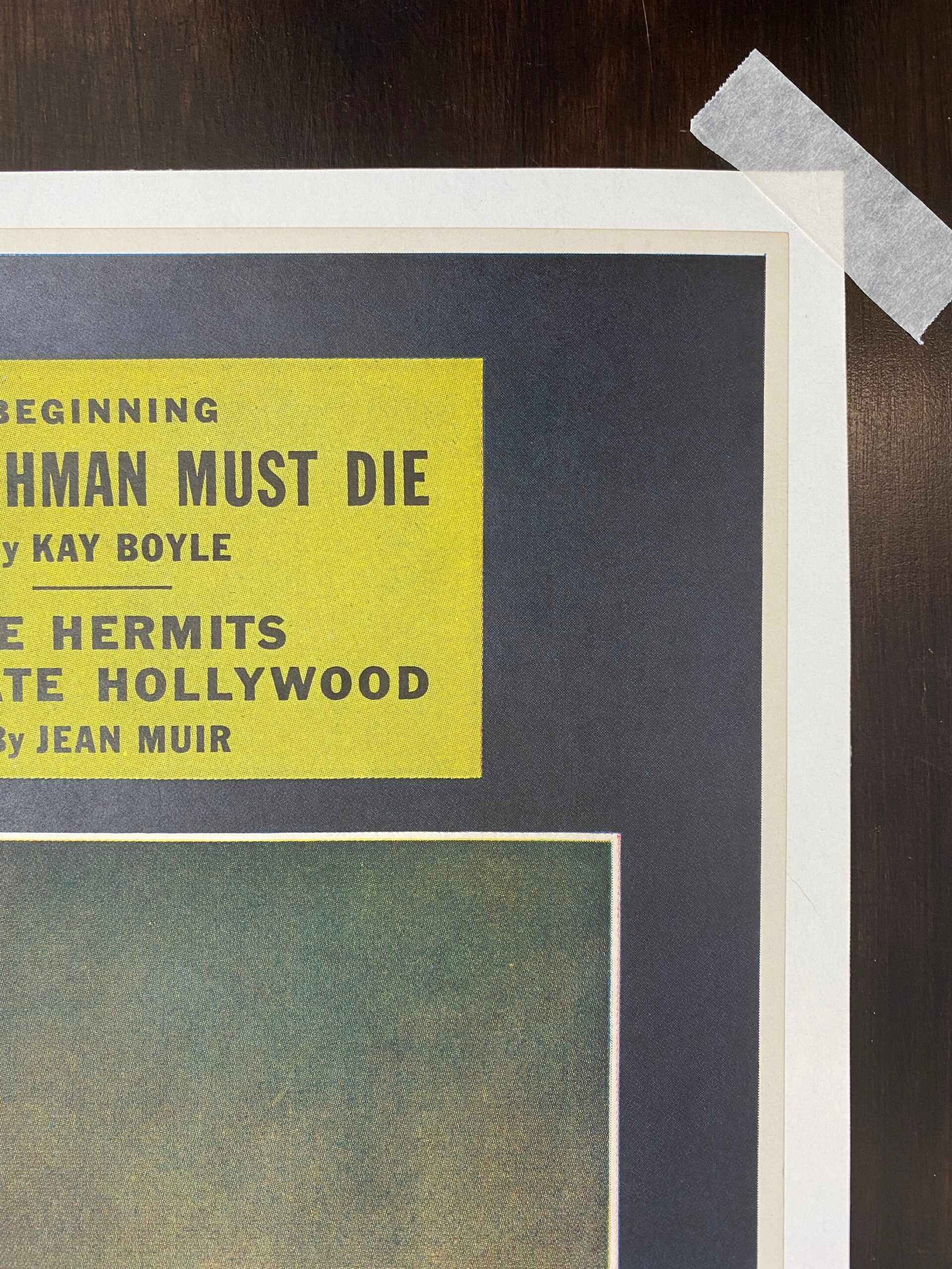 22x28 1946 Newstand Poster Saturday Evening Post - Art By Alexander Brook future Author LB - 4