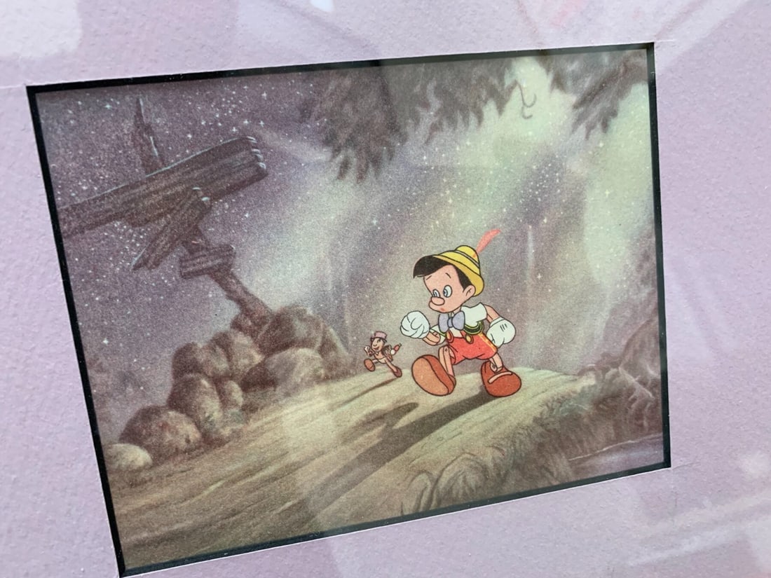 Disney Bundle (pinocchio, Donald, Bullfighter & Sir. Giles) (1950's) 9x12 Animation Artwork (1 of 9)
