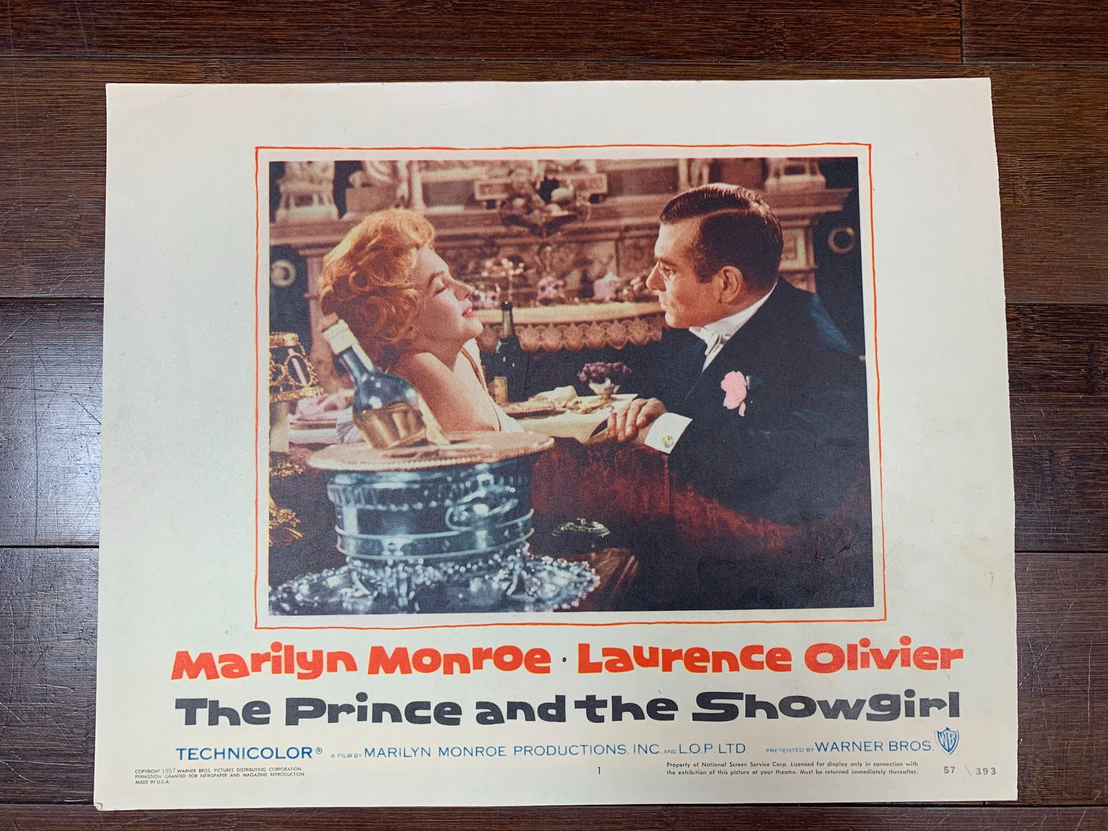 The Prince and the Showgirl - Marilyn Monroe (1957) US LC Movie Poster (x2): Title: The Prince and the Showgirl - Marilyn Monroe (1957) US LC Movie Poster (x2) Description: The Prince and the Showgirl - Marilyn Monroe (1957) US LC Movie Poster (x2)\n\nPlease refer to the attac