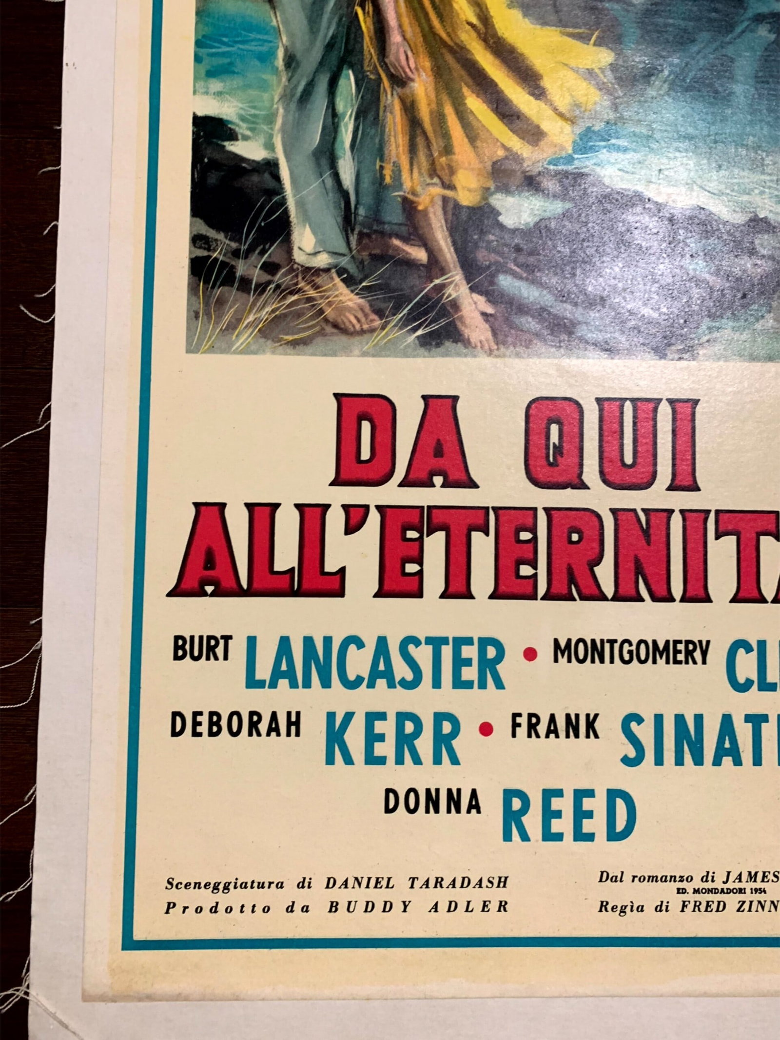 From Here To Eternity (1953) 13x28 Italian Movie Poster LB - 4