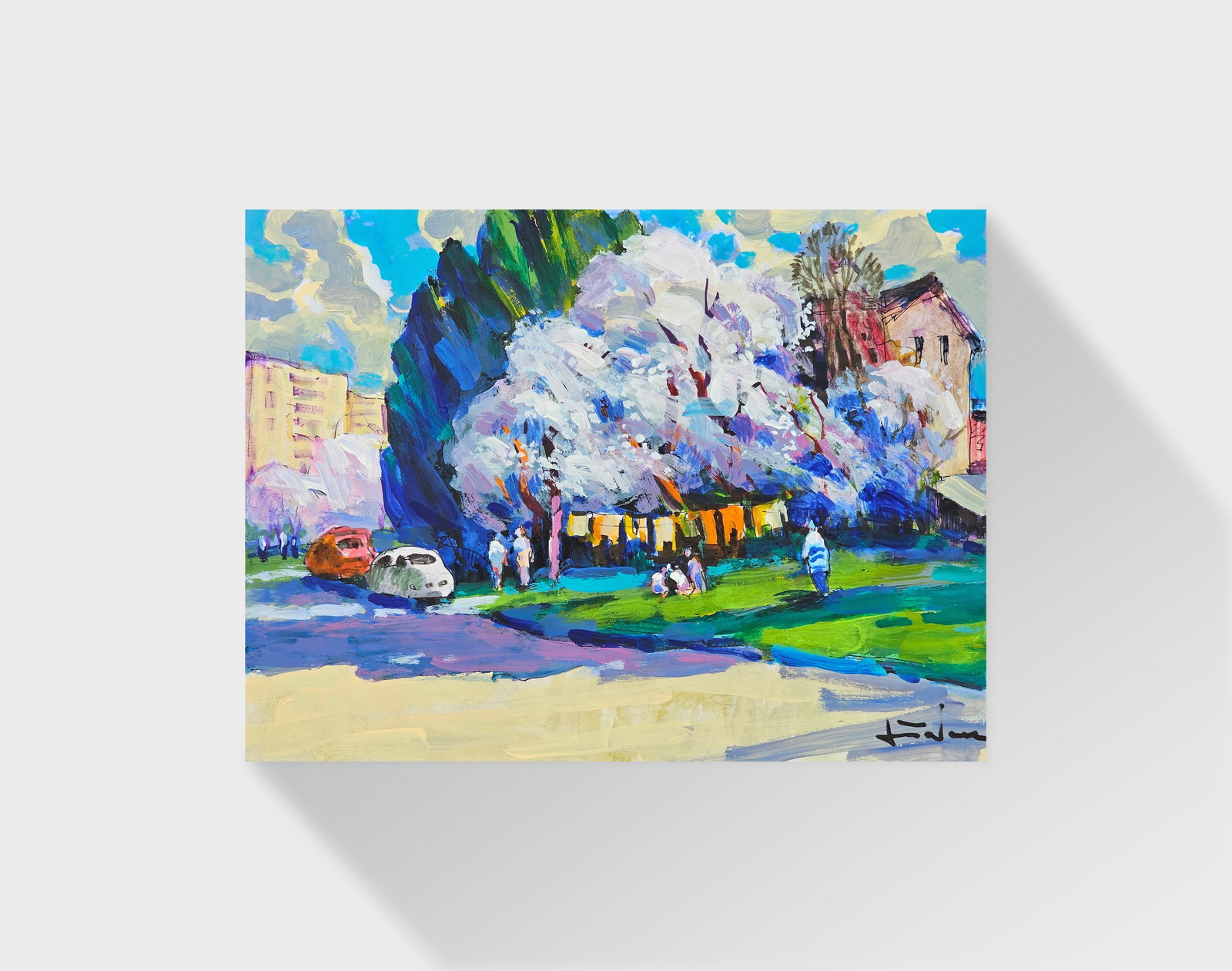 Oil painting Landscape Vyacheslav Petrovich Babac - 10