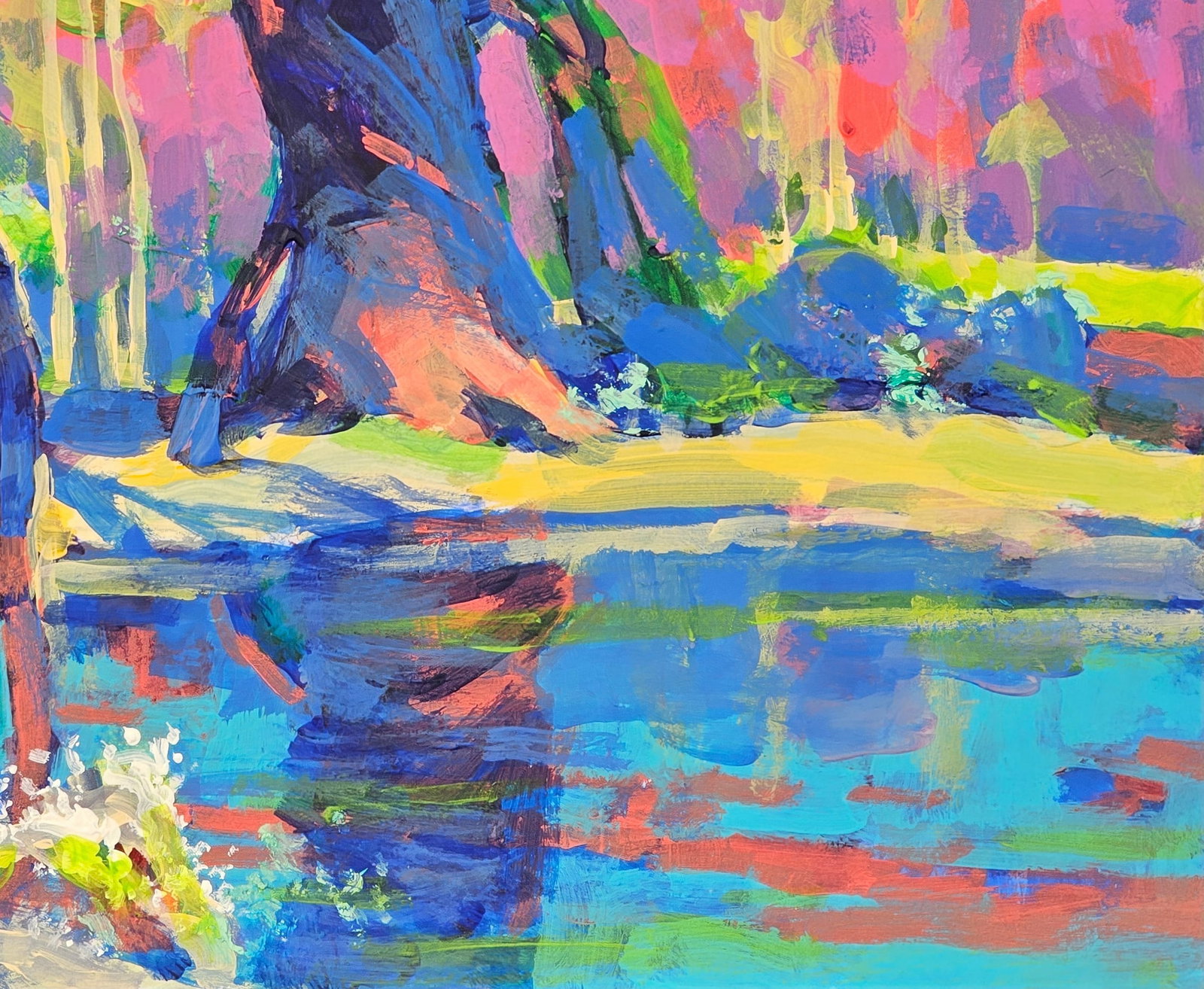 Oil painting bright landscape Vyacheslav Petrovich Babac - 6