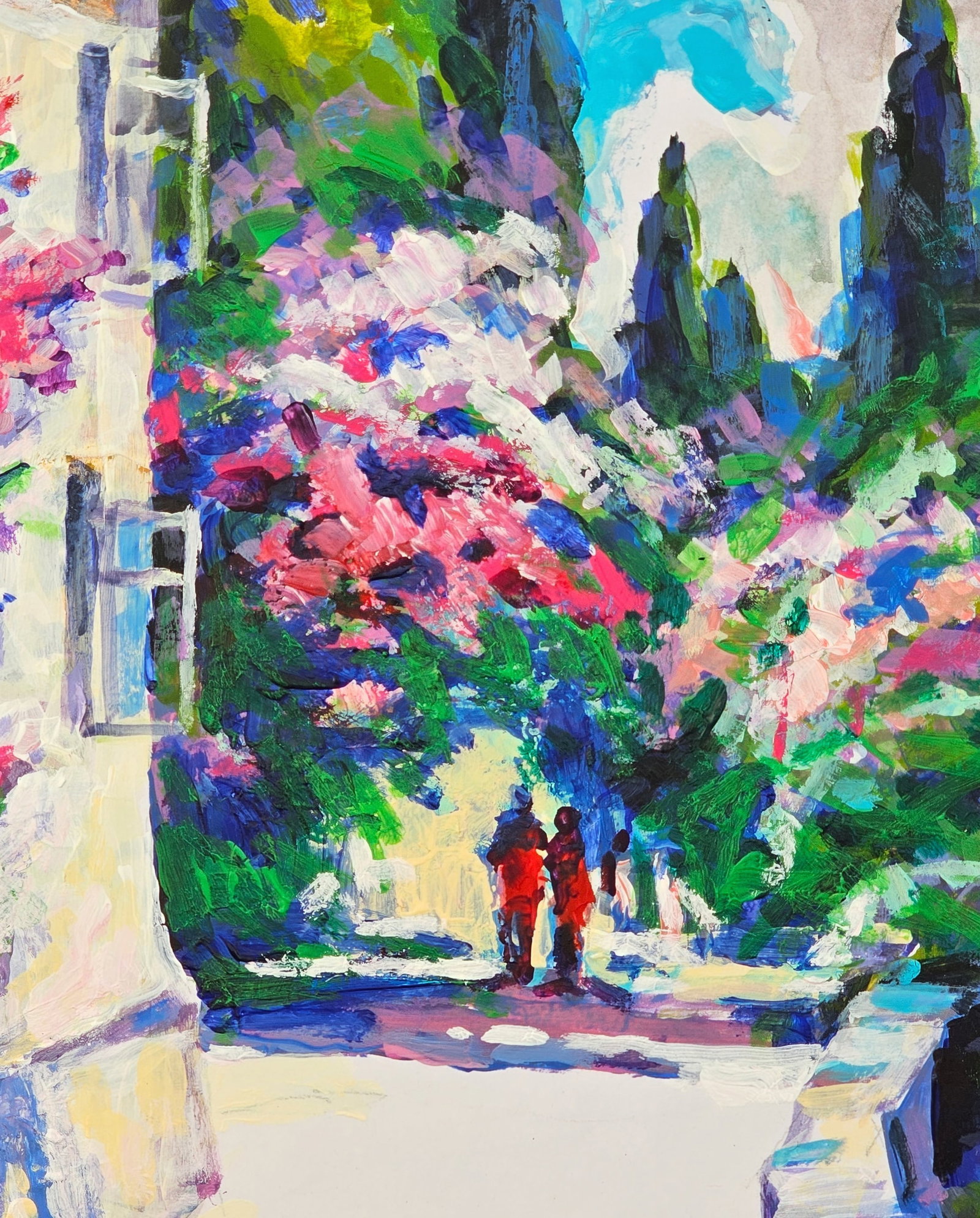 Oil painting spring landscape Vyacheslav Petrovich Babac - 7