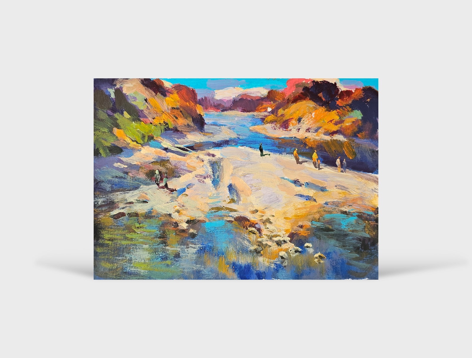 Acrylic painting the city of Ivano-Frankivsk Vyacheslav Petrovich Babac - 10