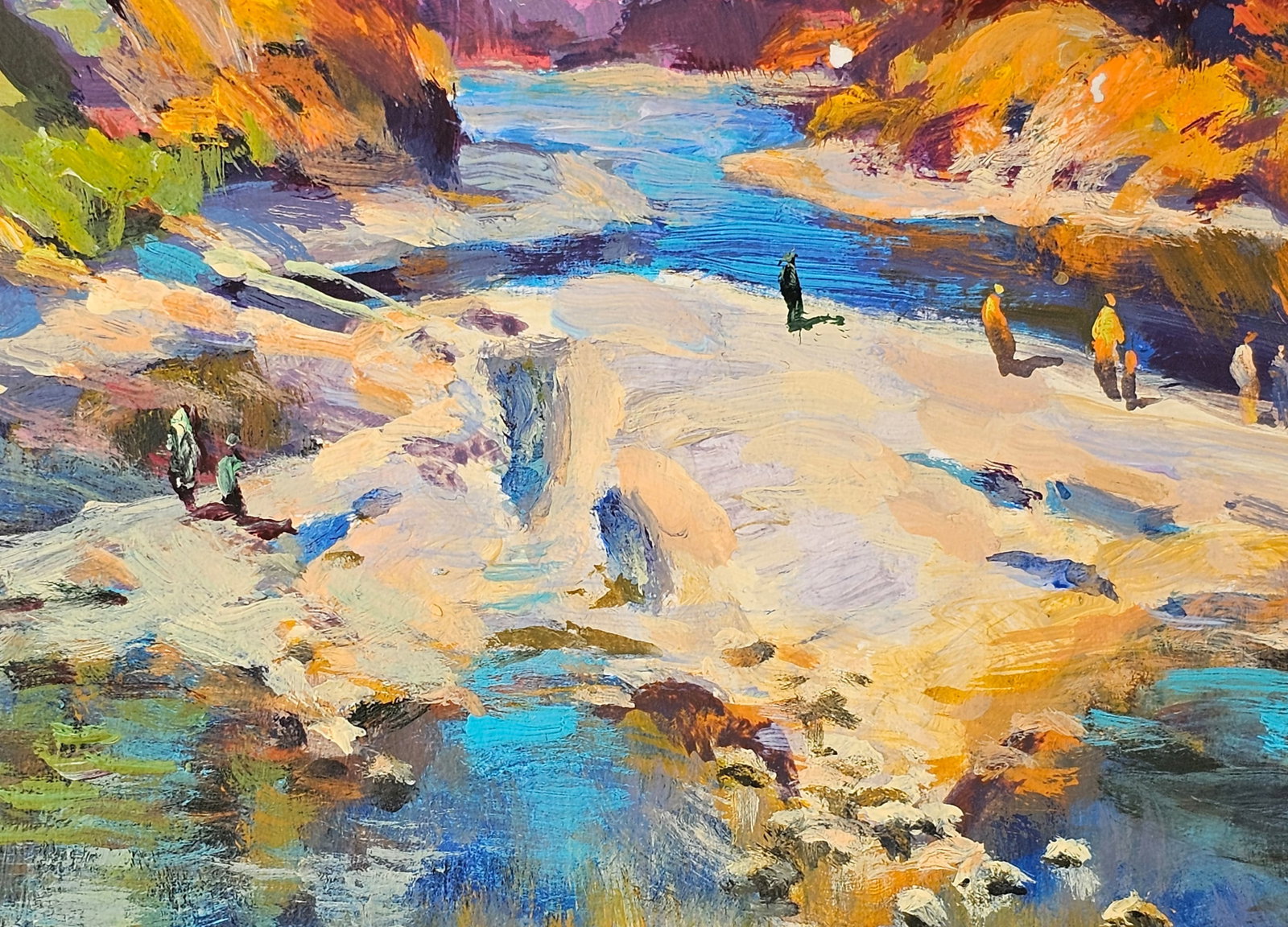 Acrylic painting the city of Ivano-Frankivsk Vyacheslav Petrovich Babac - 7