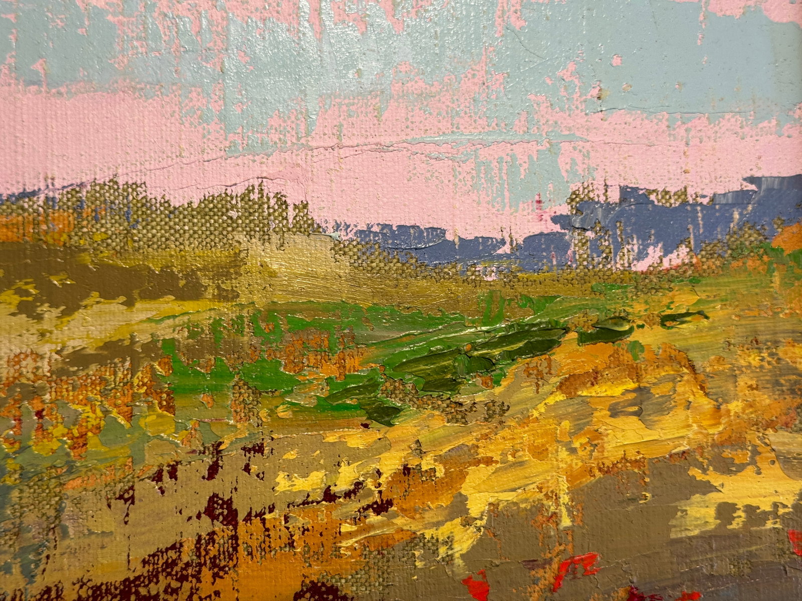 Oil painting with frame Poppies K. Leonid - 4