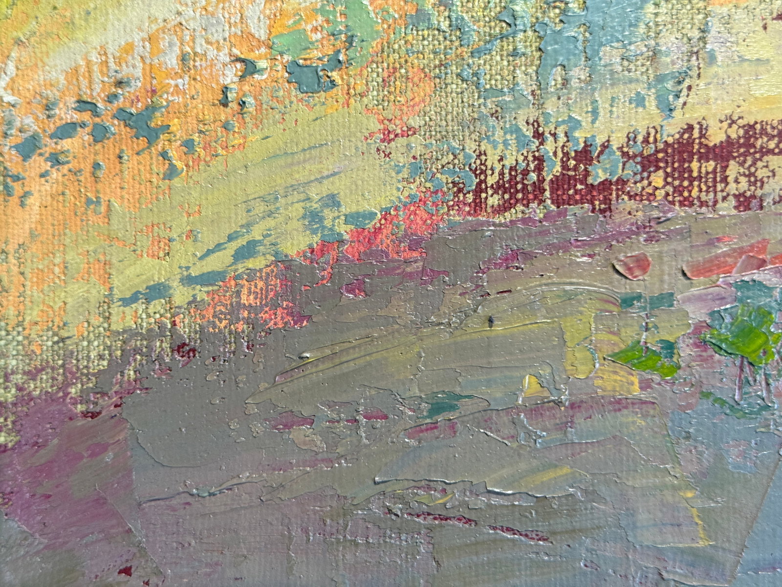 Oil painting with frame Poppies K. Leonid - 7