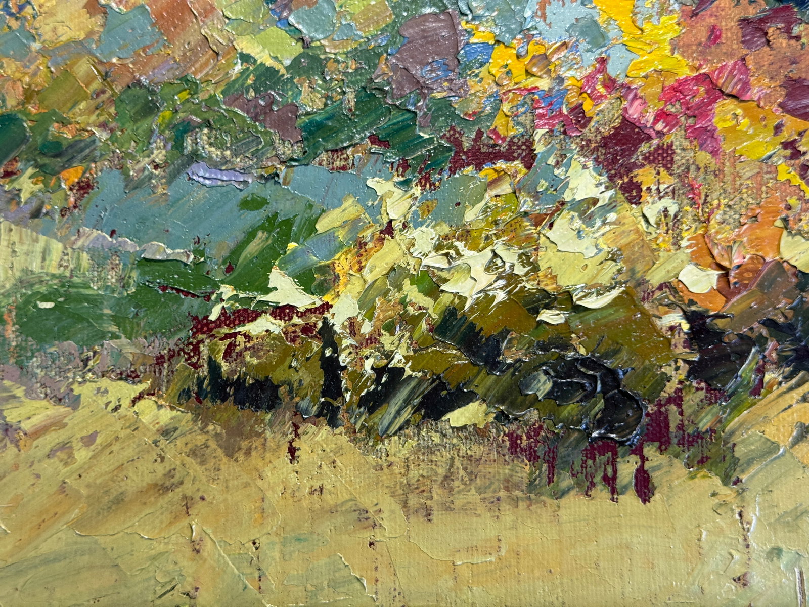 Oil painting with frame Autumn K. Leonid - 6