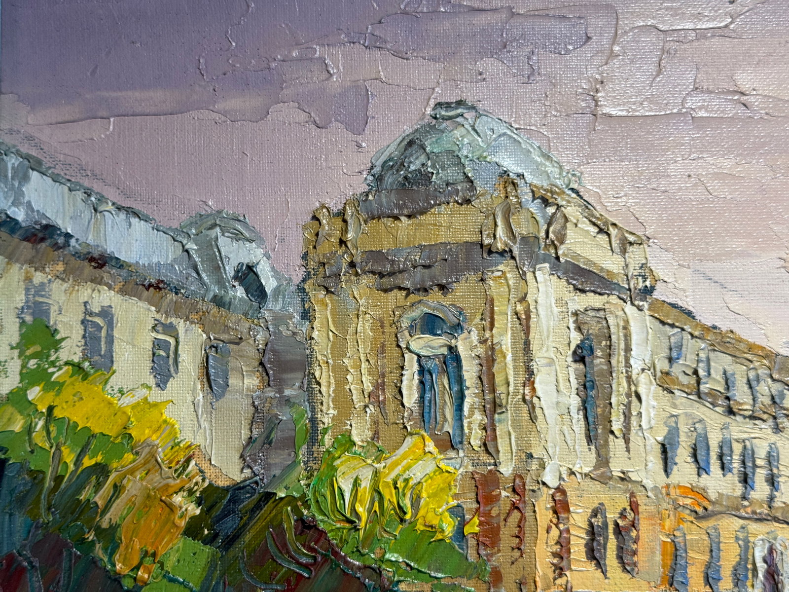 Oil painting with frame Ivan Franko National University of Lviv K. Leonid - 2