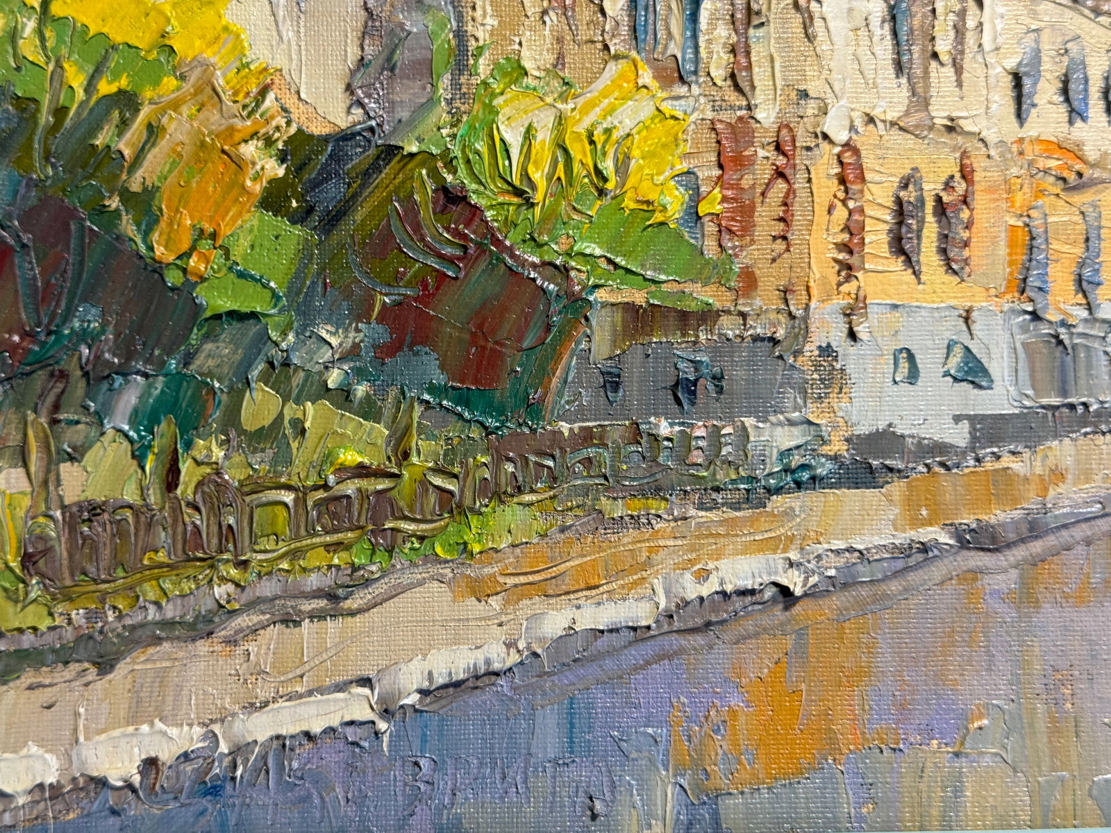 Oil painting with frame Ivan Franko National University of Lviv K. Leonid - 3