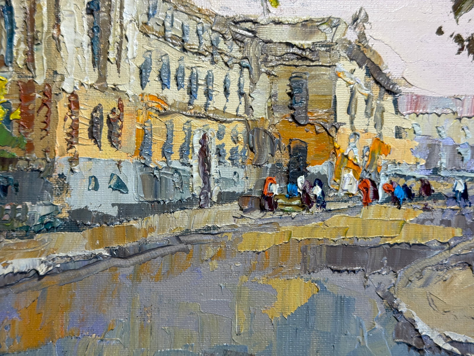 Oil painting with frame Ivan Franko National University of Lviv K. Leonid - 4