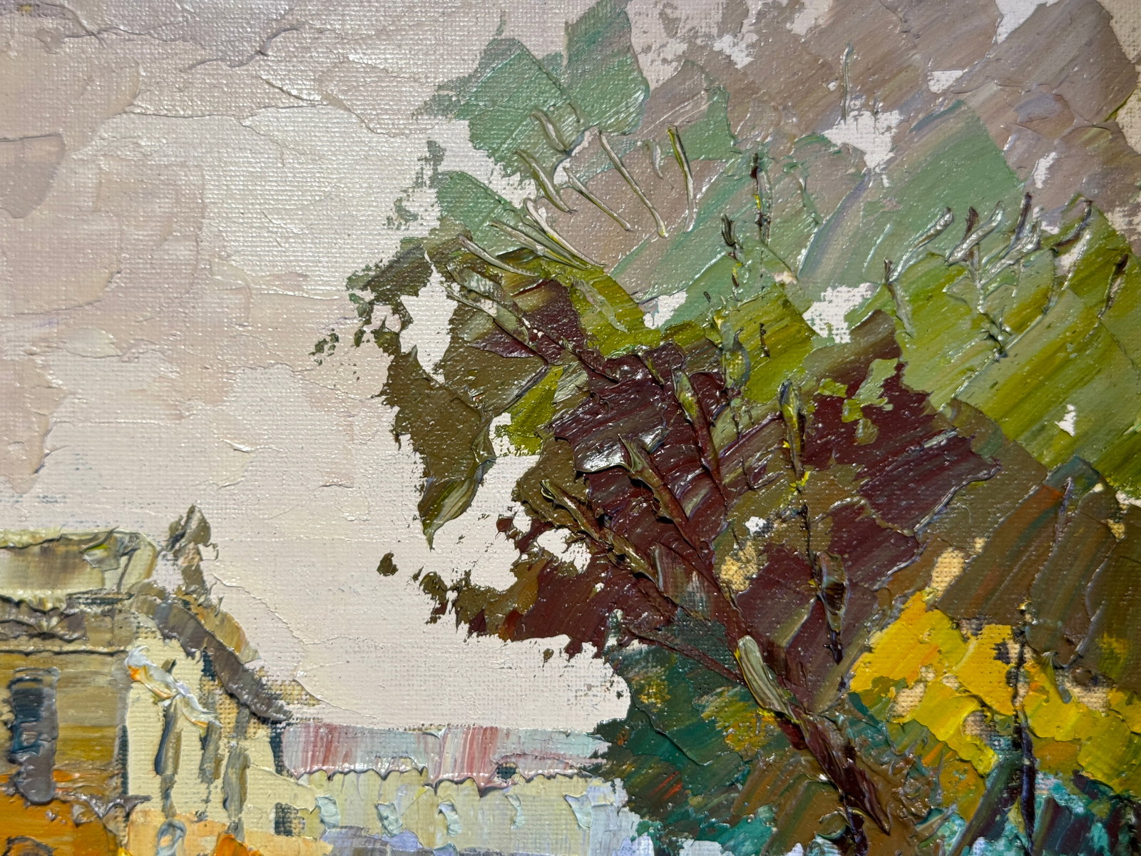 Oil painting with frame Ivan Franko National University of Lviv K. Leonid - 6