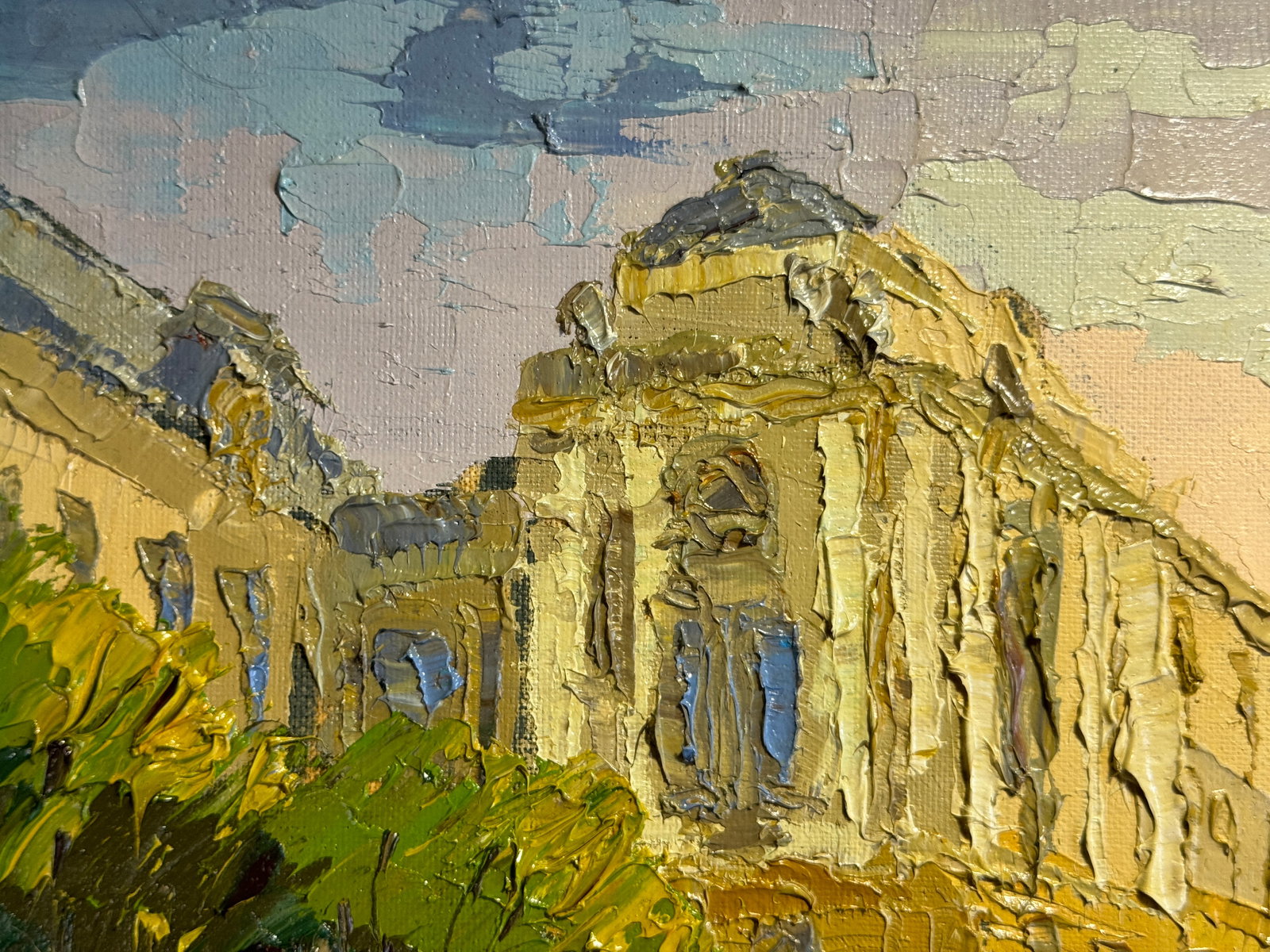 Oil painting with frame Ivan Franko National University of Lviv K. Leonid - 2