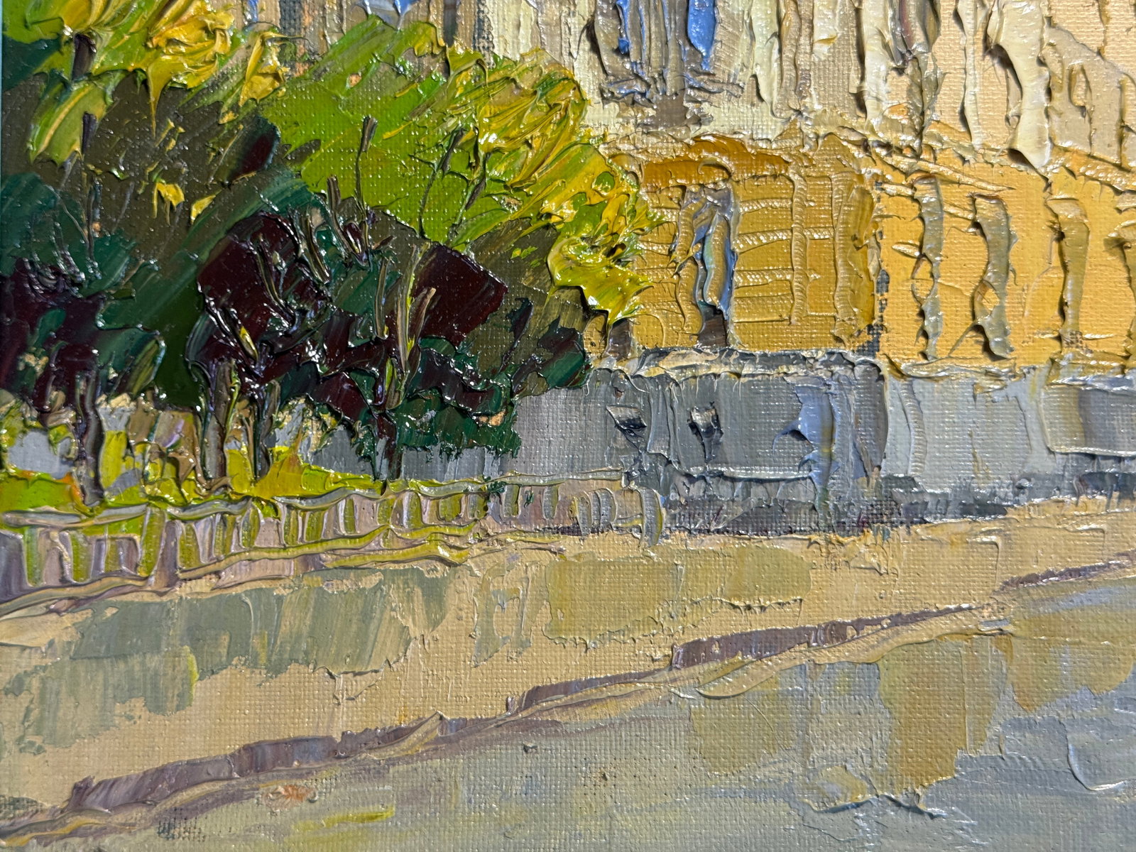 Oil painting with frame Ivan Franko National University of Lviv K. Leonid - 3