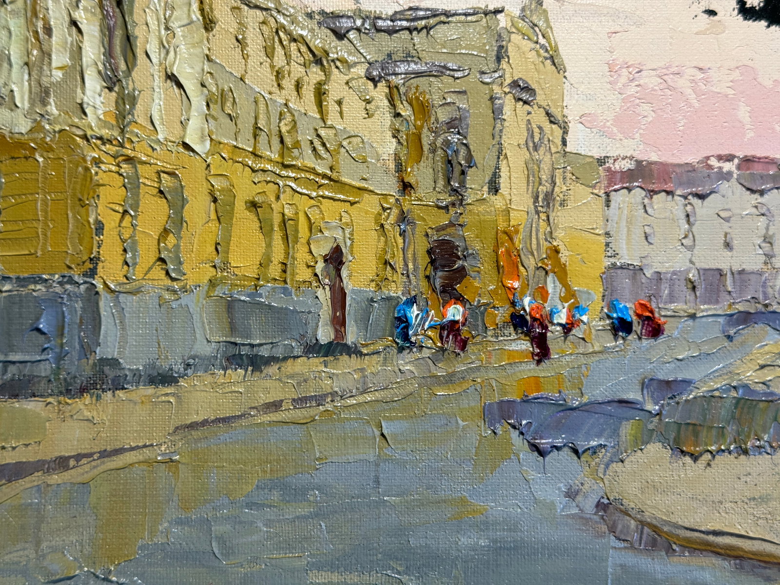 Oil painting with frame Ivan Franko National University of Lviv K. Leonid - 4