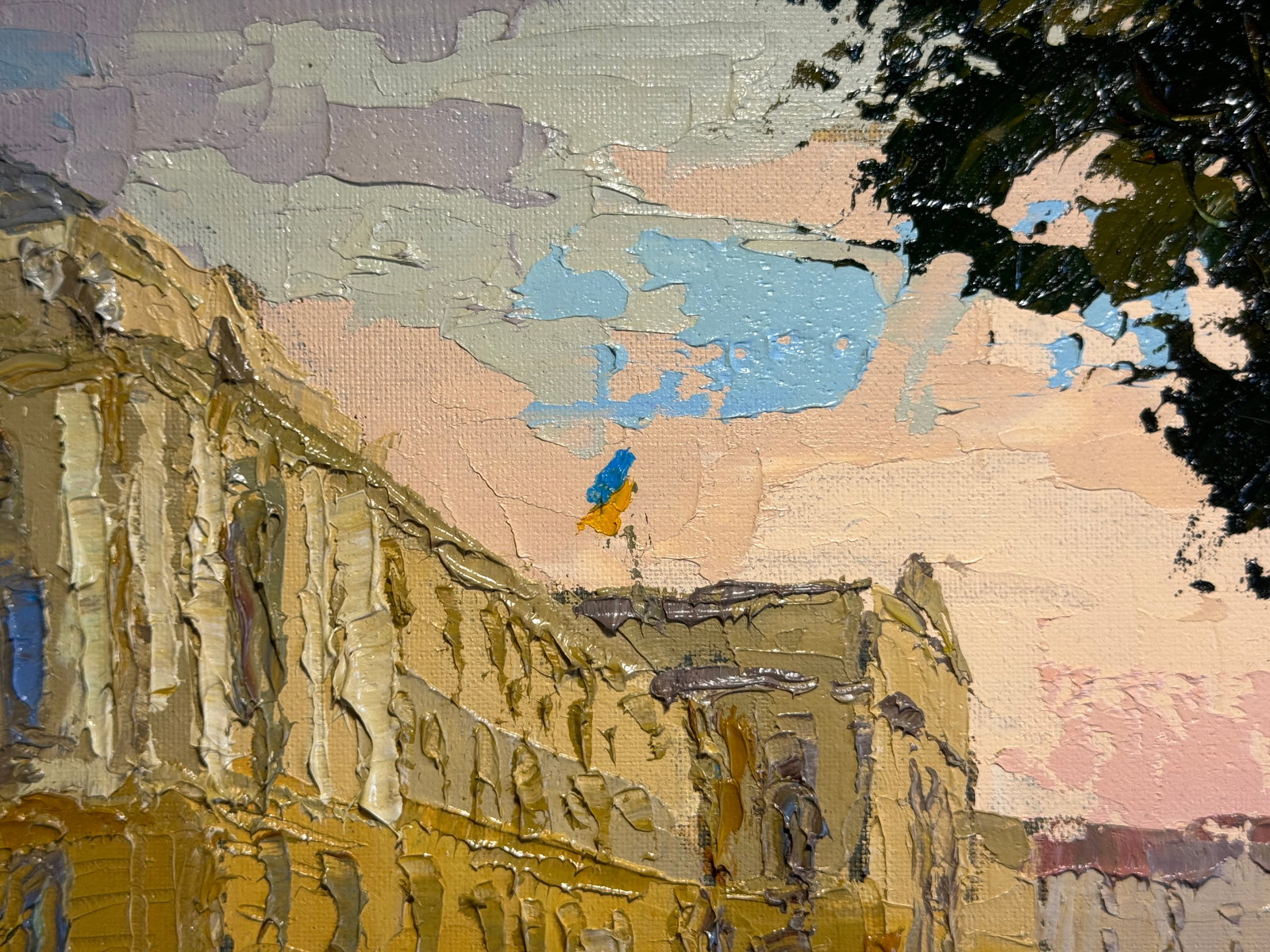 Oil painting with frame Ivan Franko National University of Lviv K. Leonid - 5