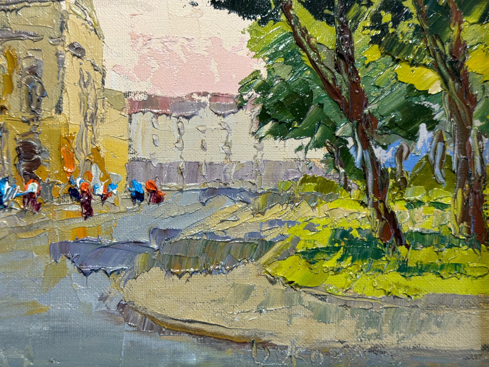 Oil painting with frame Ivan Franko National University of Lviv K. Leonid - 7