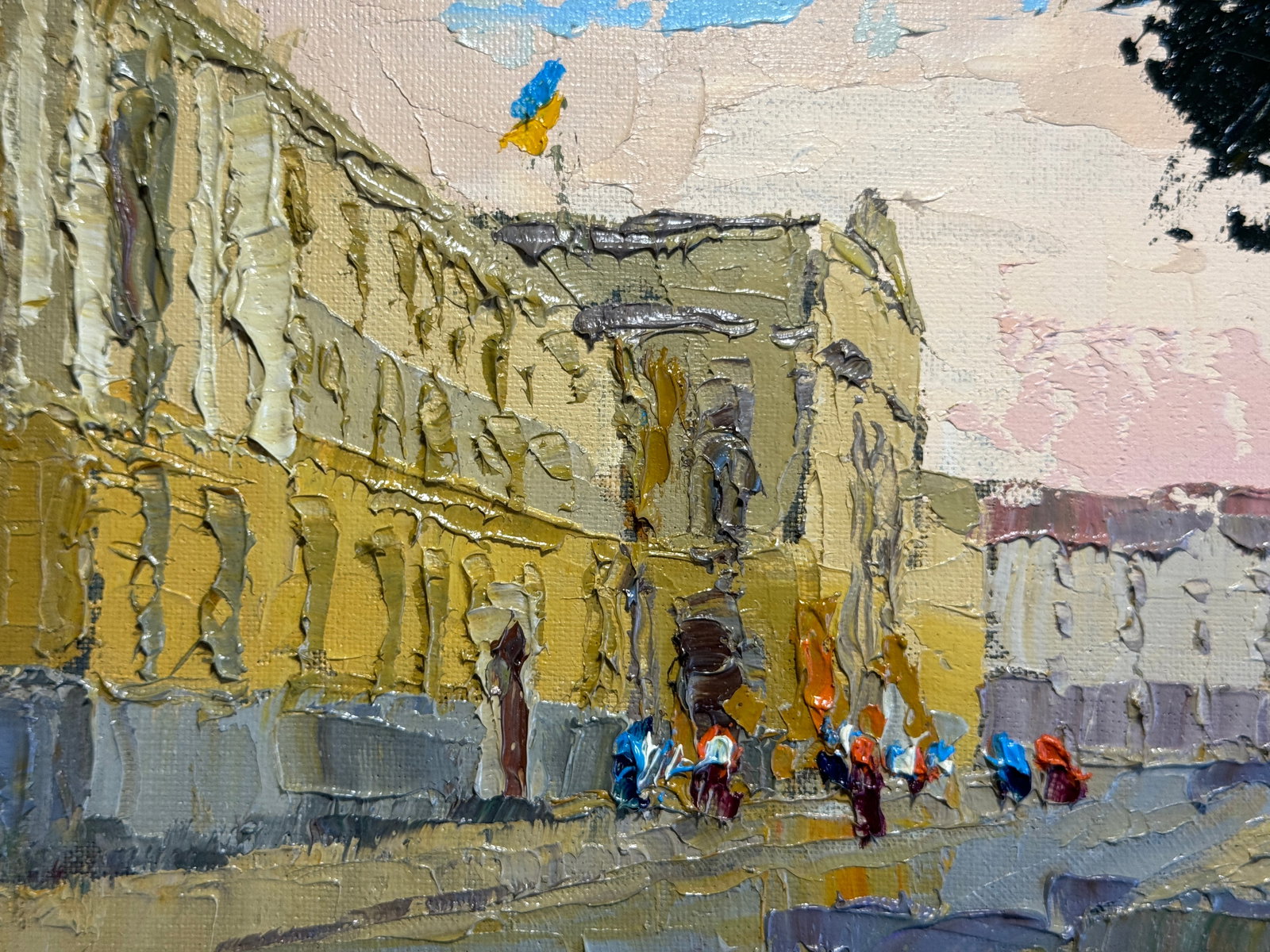 Oil painting with frame Ivan Franko National University of Lviv K. Leonid - 8