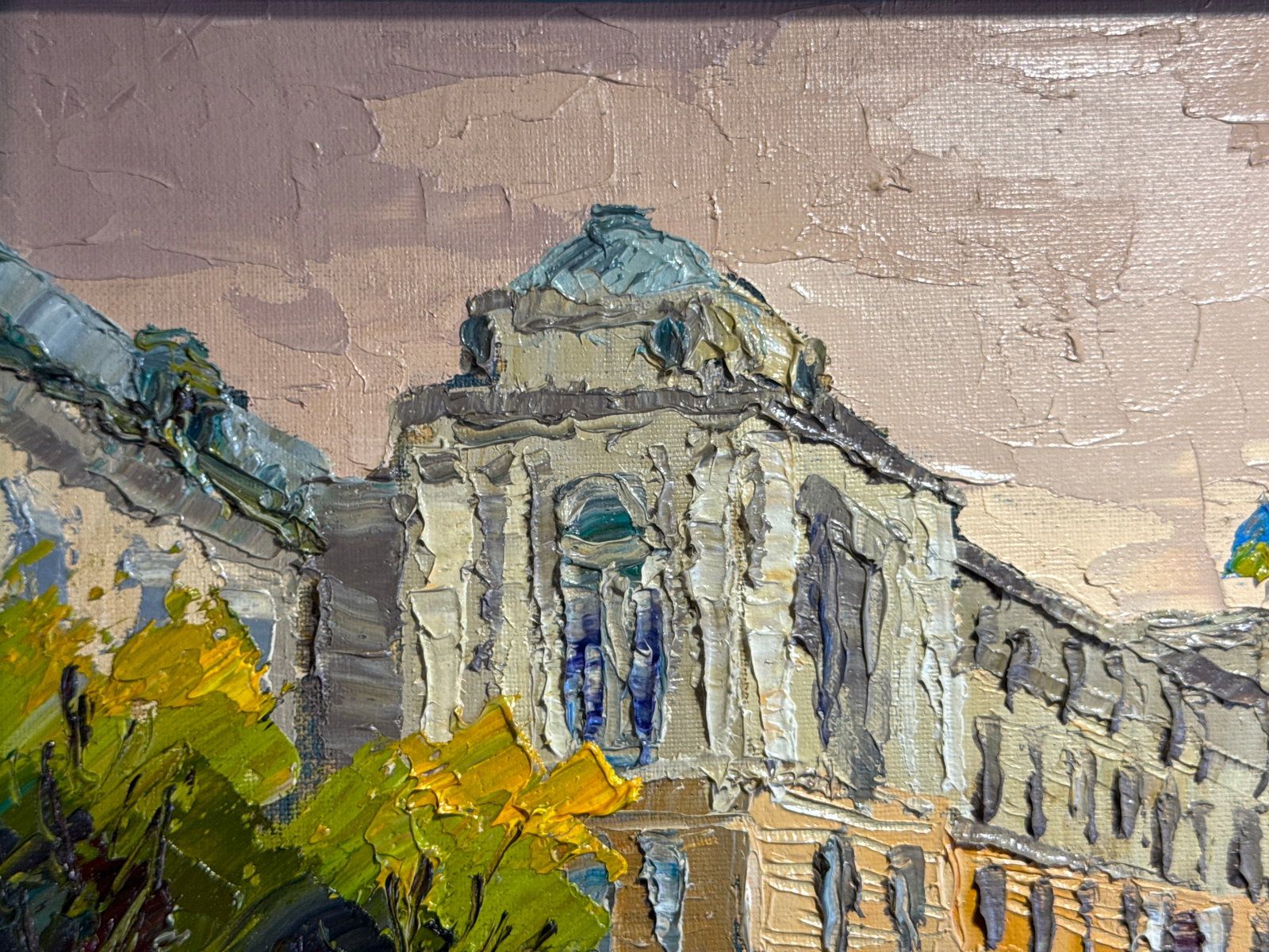 Oil painting with frame Ivan Franko National University of Lviv K. Leonid - 2