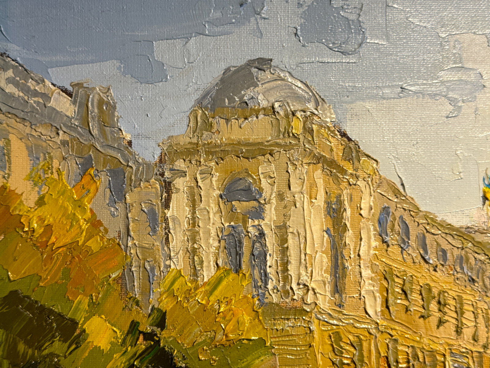 Oil painting with frame Ivan Franko National University of Lviv K. Leonid - 2