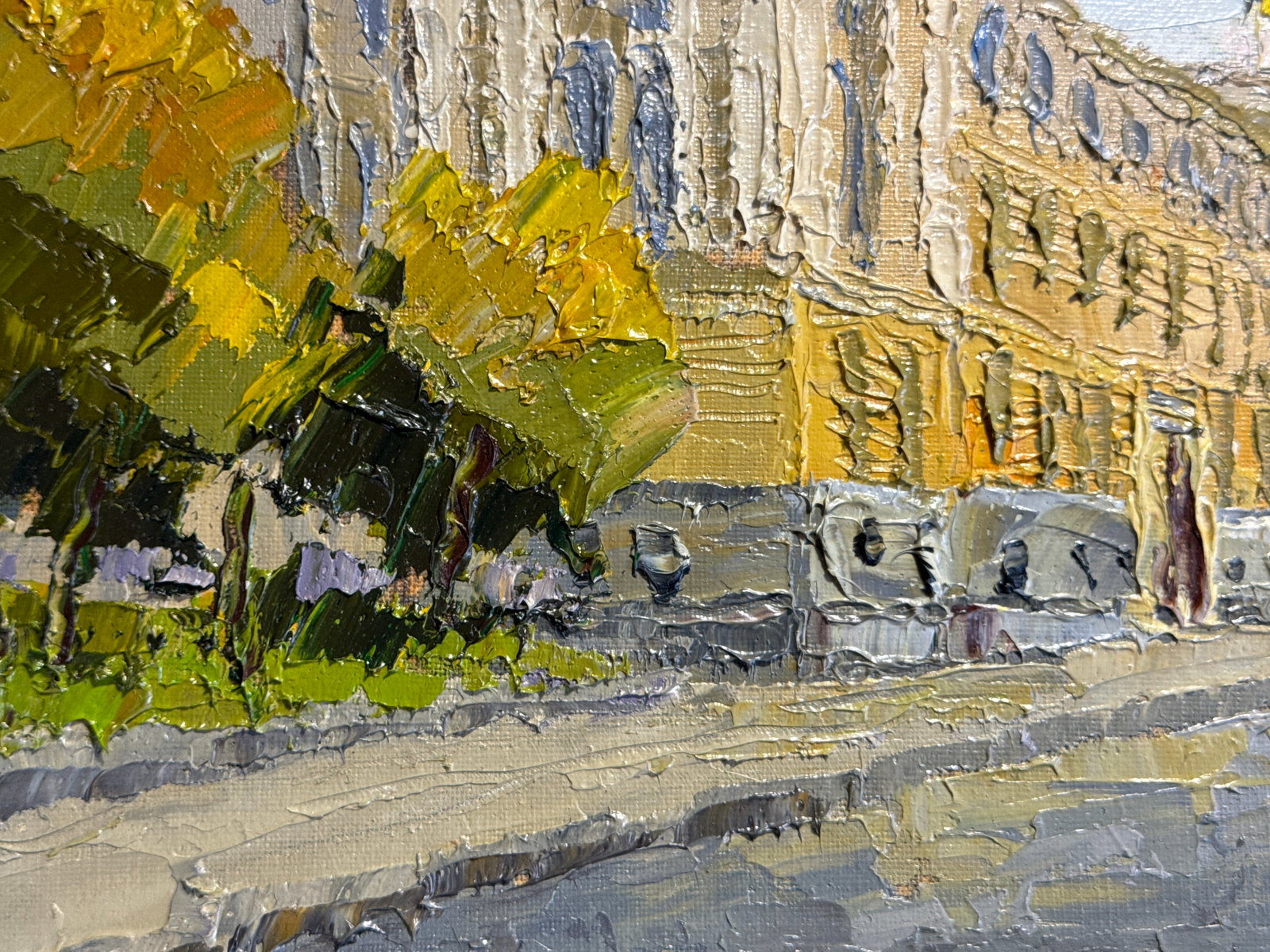 Oil painting with frame Ivan Franko National University of Lviv K. Leonid - 3