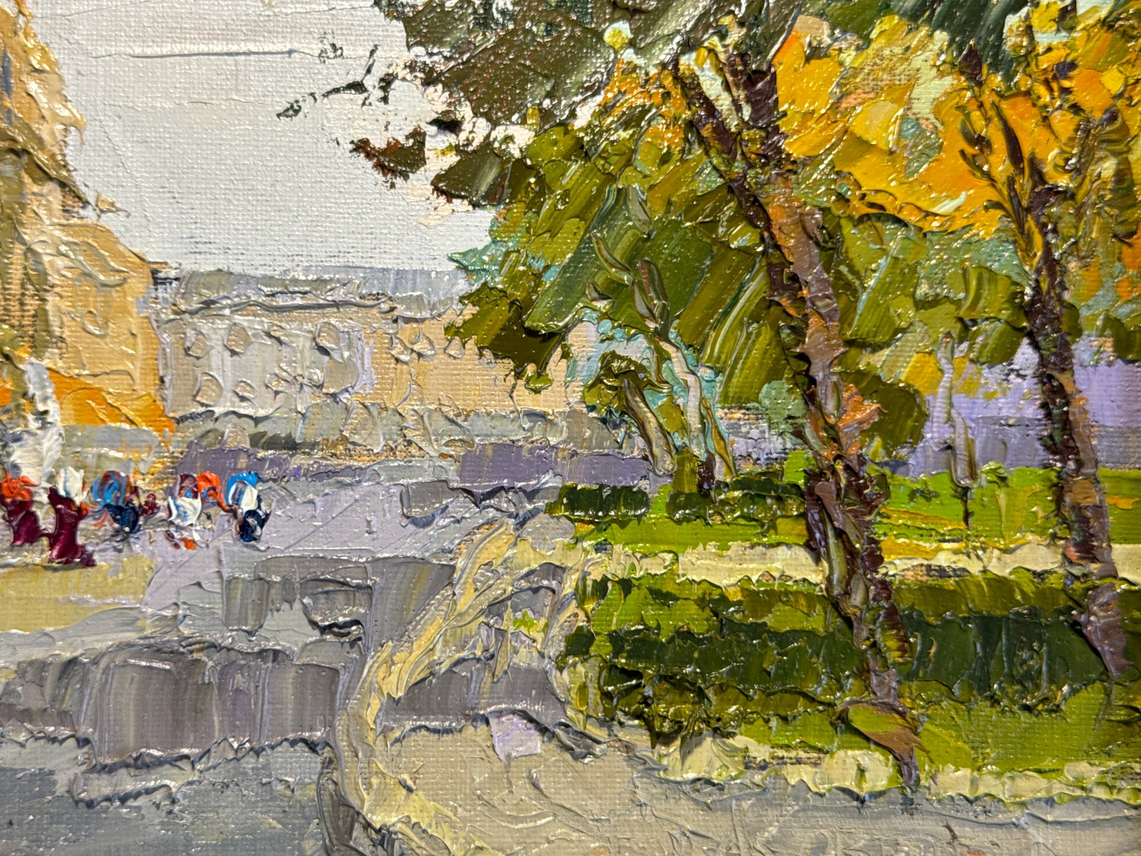 Oil painting with frame Ivan Franko National University of Lviv K. Leonid - 7