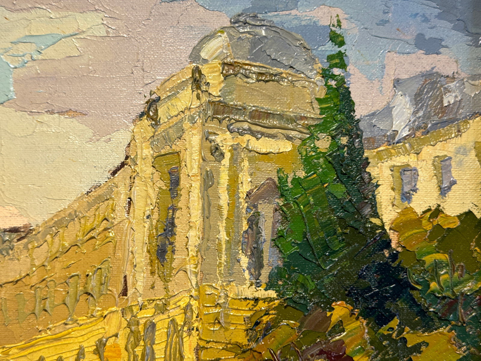 Oil painting with frame Ivan Franko National University of Lviv K. Leonid - 6