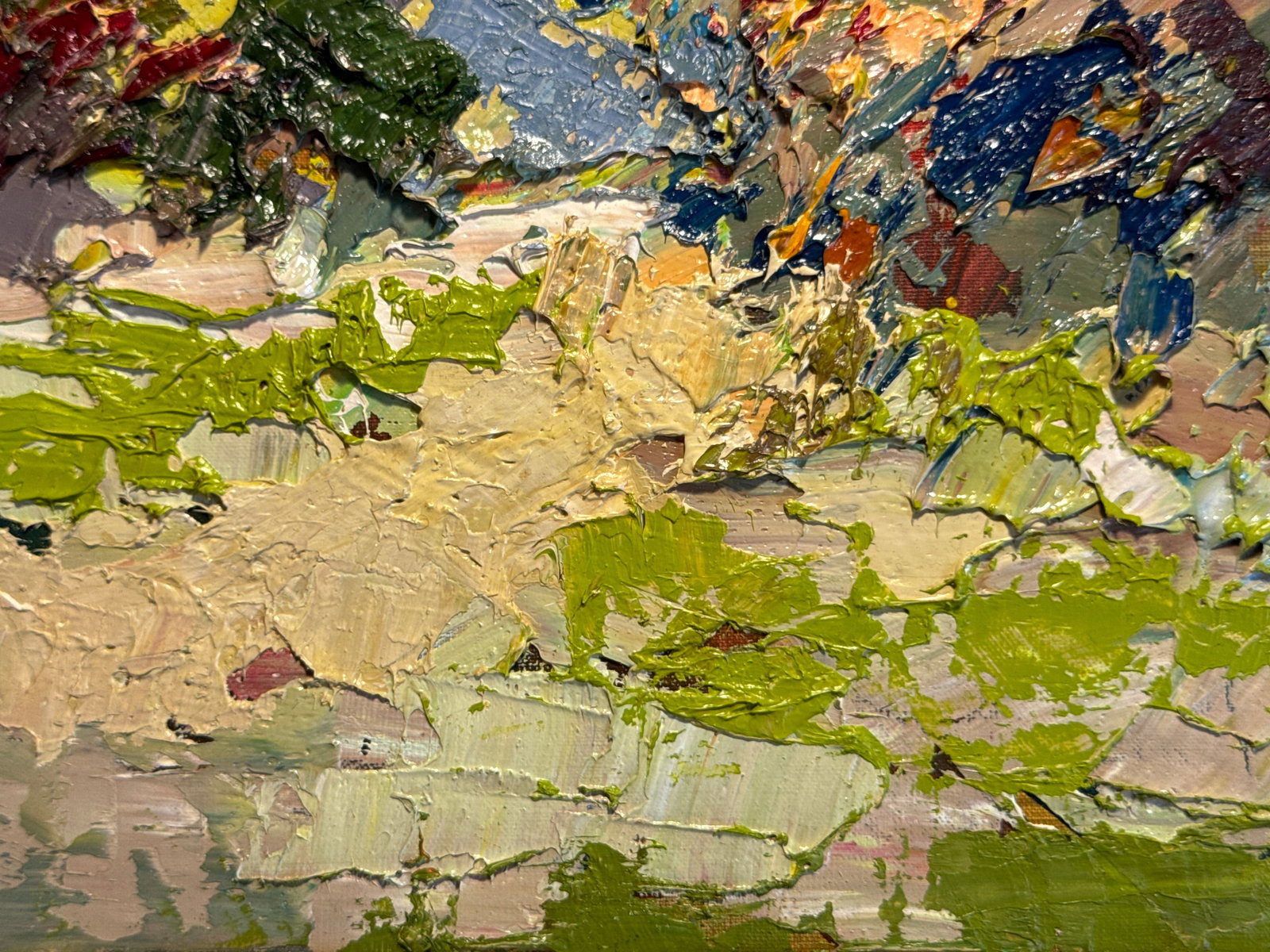 Oil painting with frame Landscape K. Leonid - 6