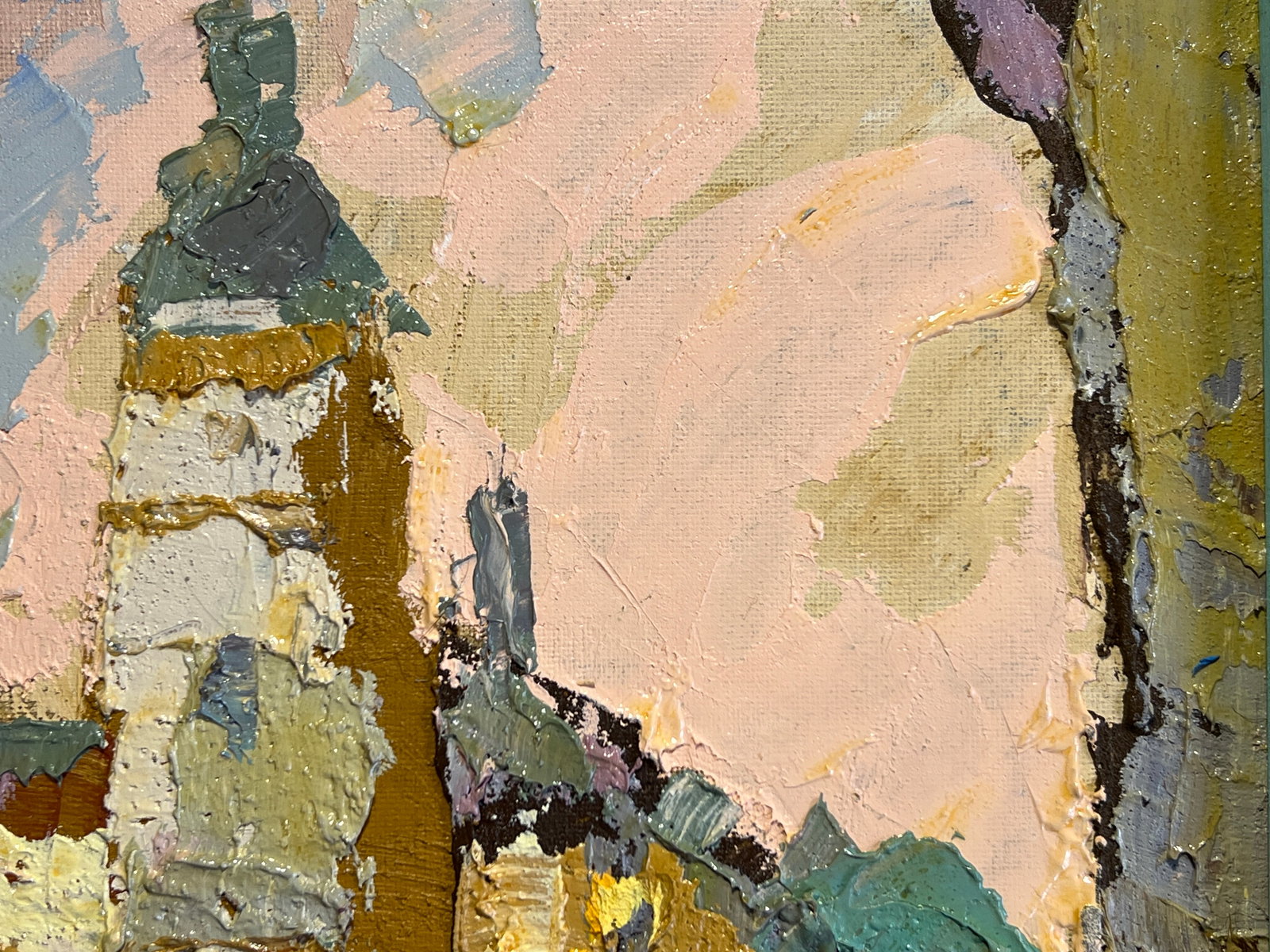 Oil painting with frame Lviv, St. Anne's Church K. Leonid - 5