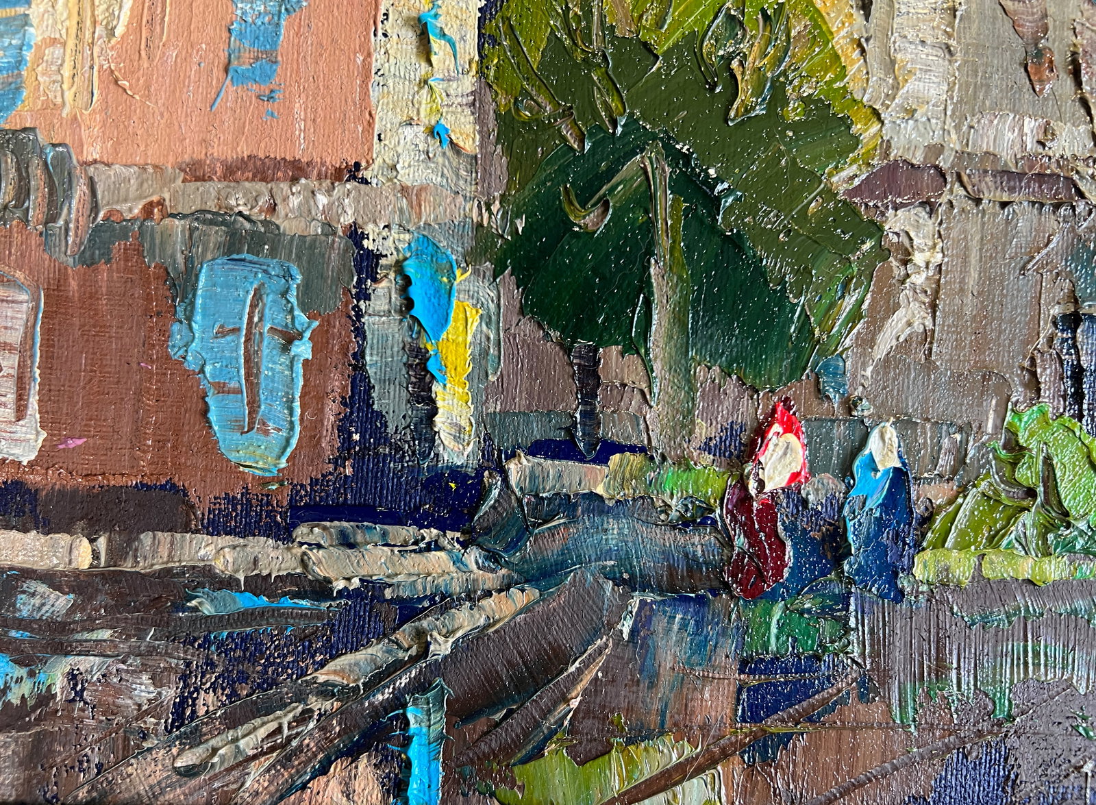 Oil painting with frame Lviv, Bernardine Monastery K. Leonid - 5