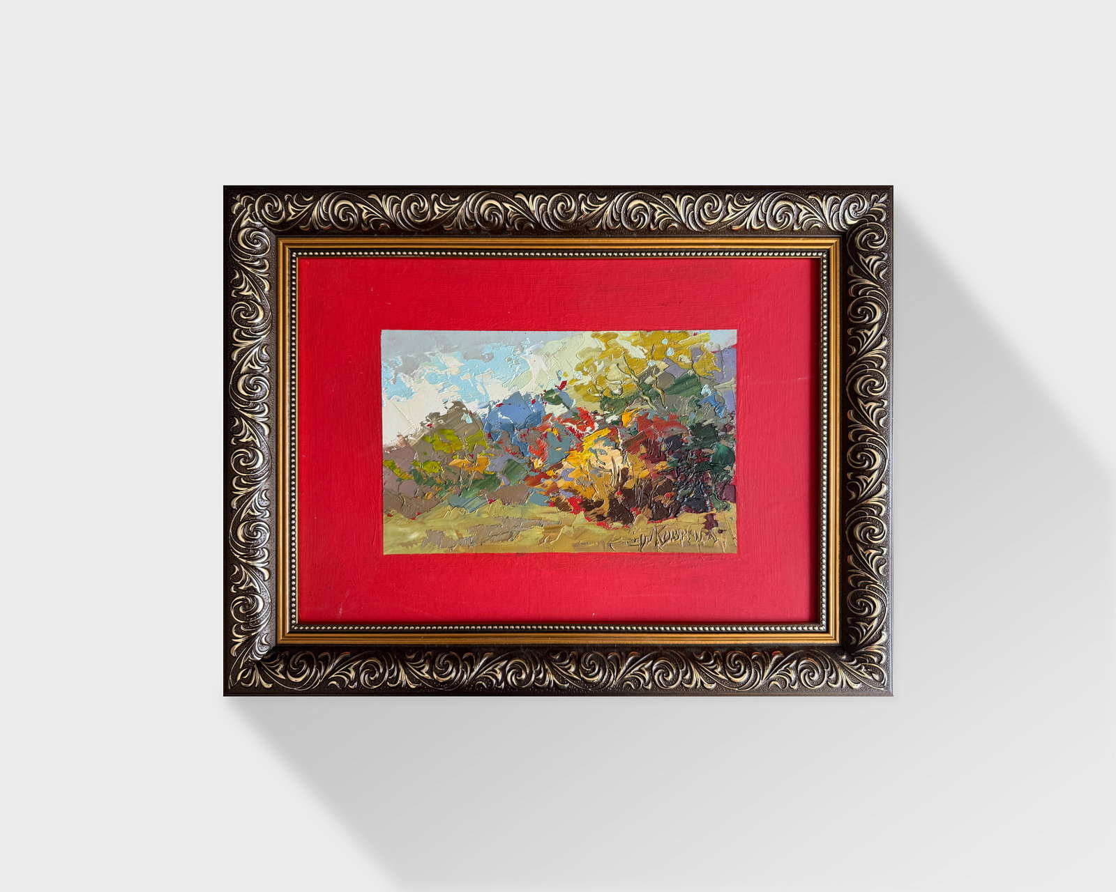 Oil painting with frame Autumn K. Leonid - 7