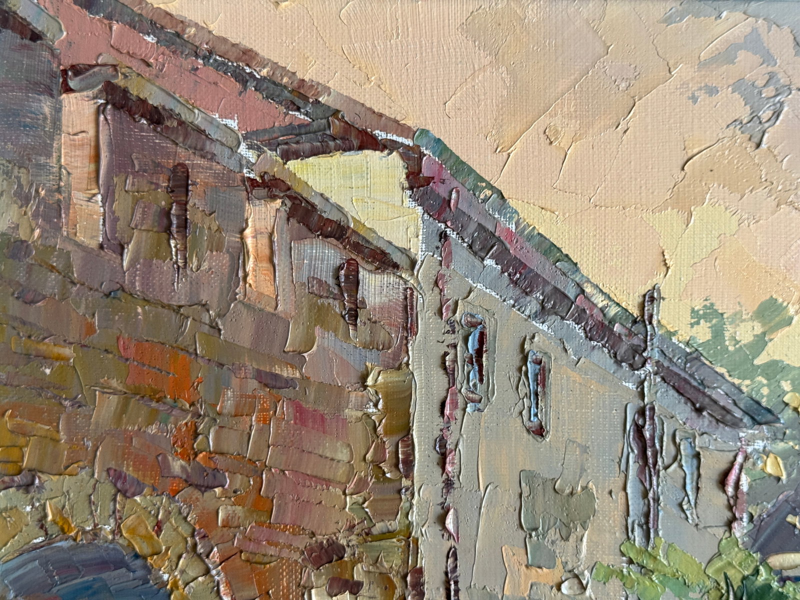 Oil painting with frame Lutsk, Lubart's Castle K. Leonid - 2