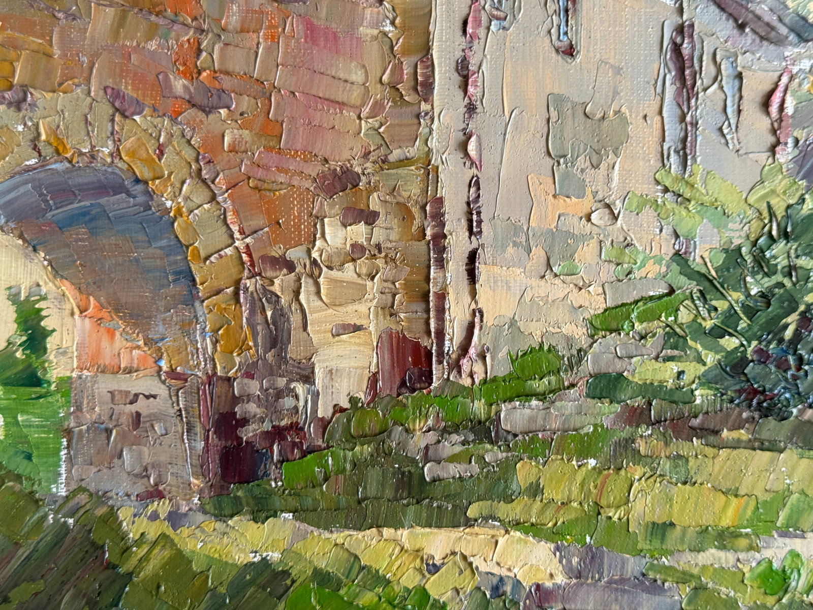 Oil painting with frame Lutsk, Lubart's Castle K. Leonid - 5