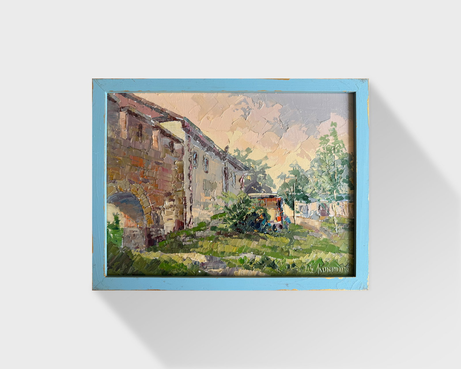 Oil painting with frame Lutsk, Lubart's Castle K. Leonid - 7